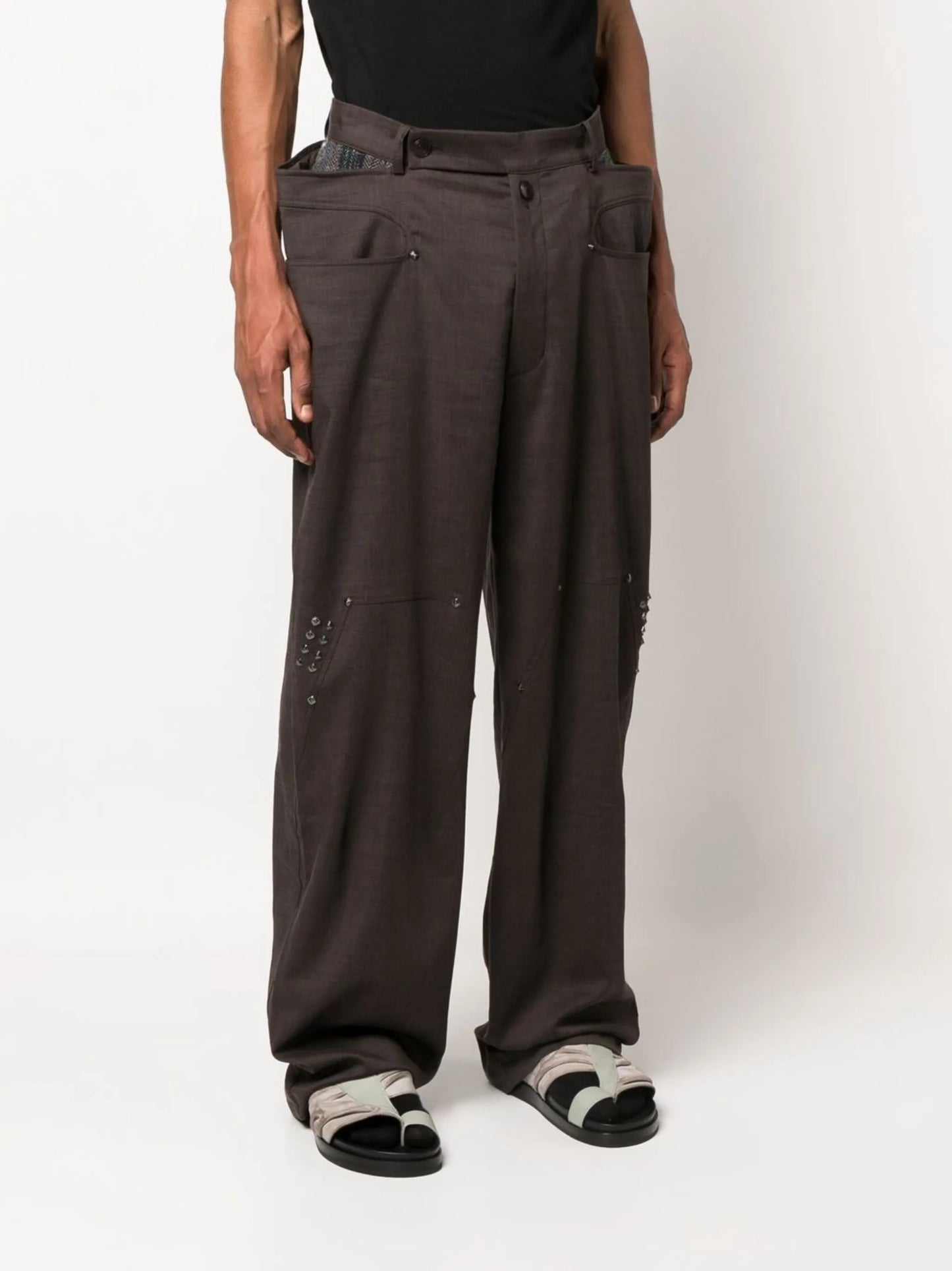 Antharas wide-leg trousers