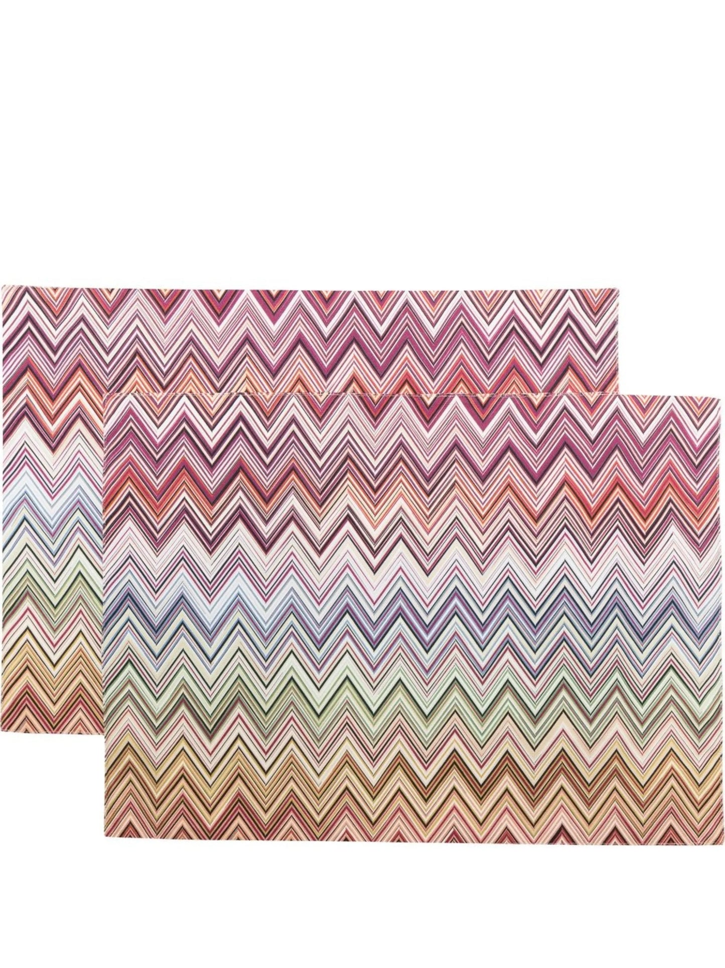 zigzag-print placemats (set of two)
