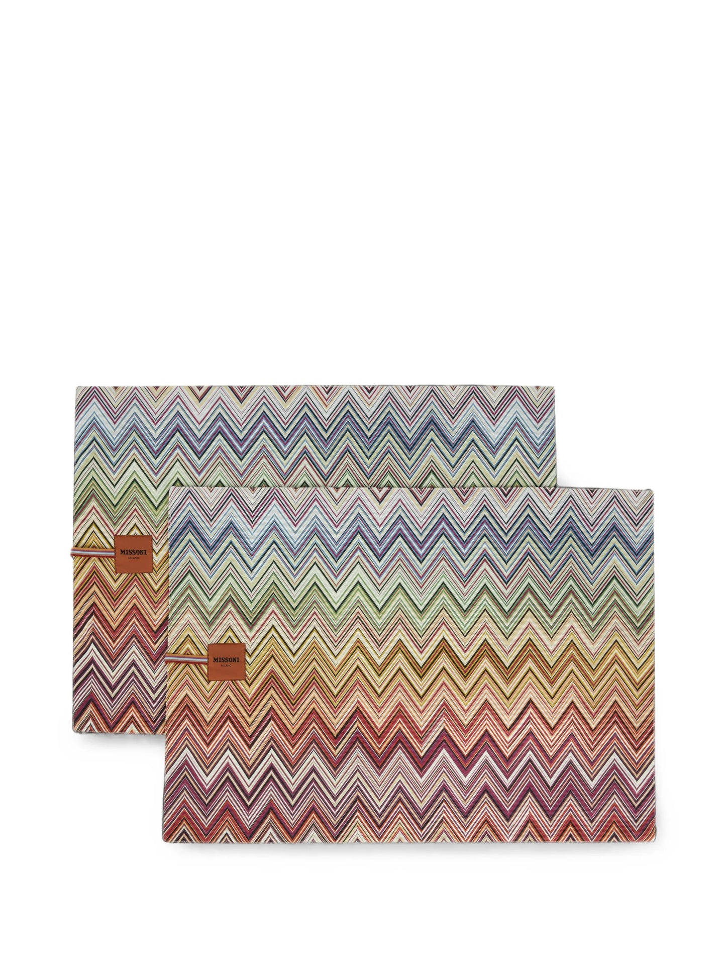 Andorra zigzag-print placemats (set of two)