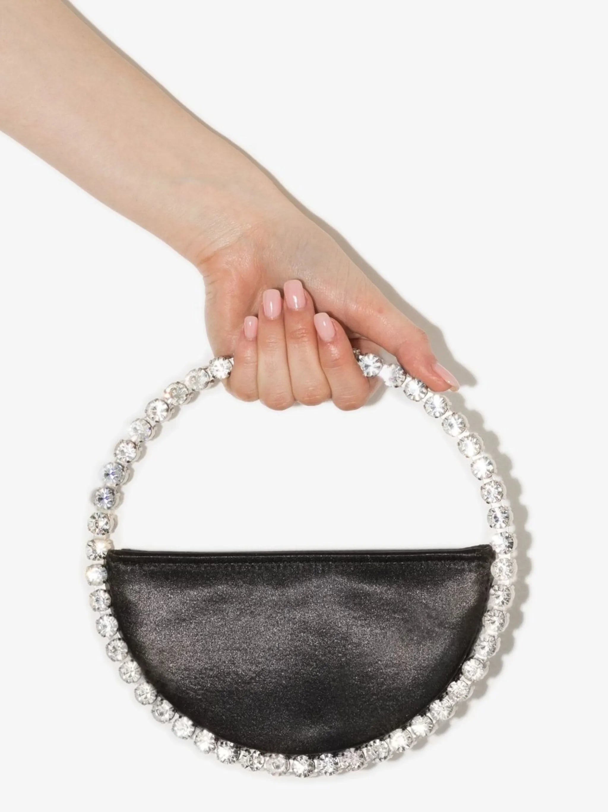 Eternity crystal-embellished handbag