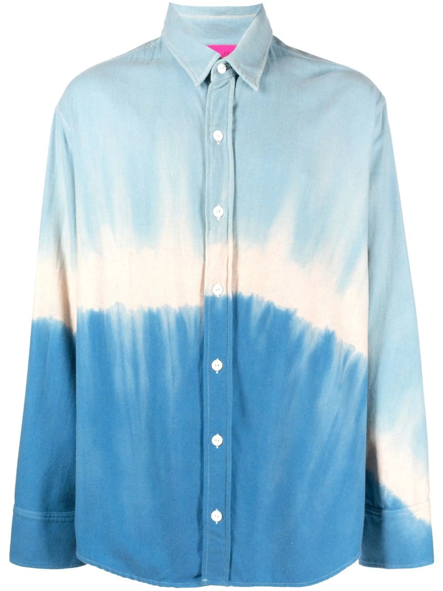 tie-dye long-sleeved shirt