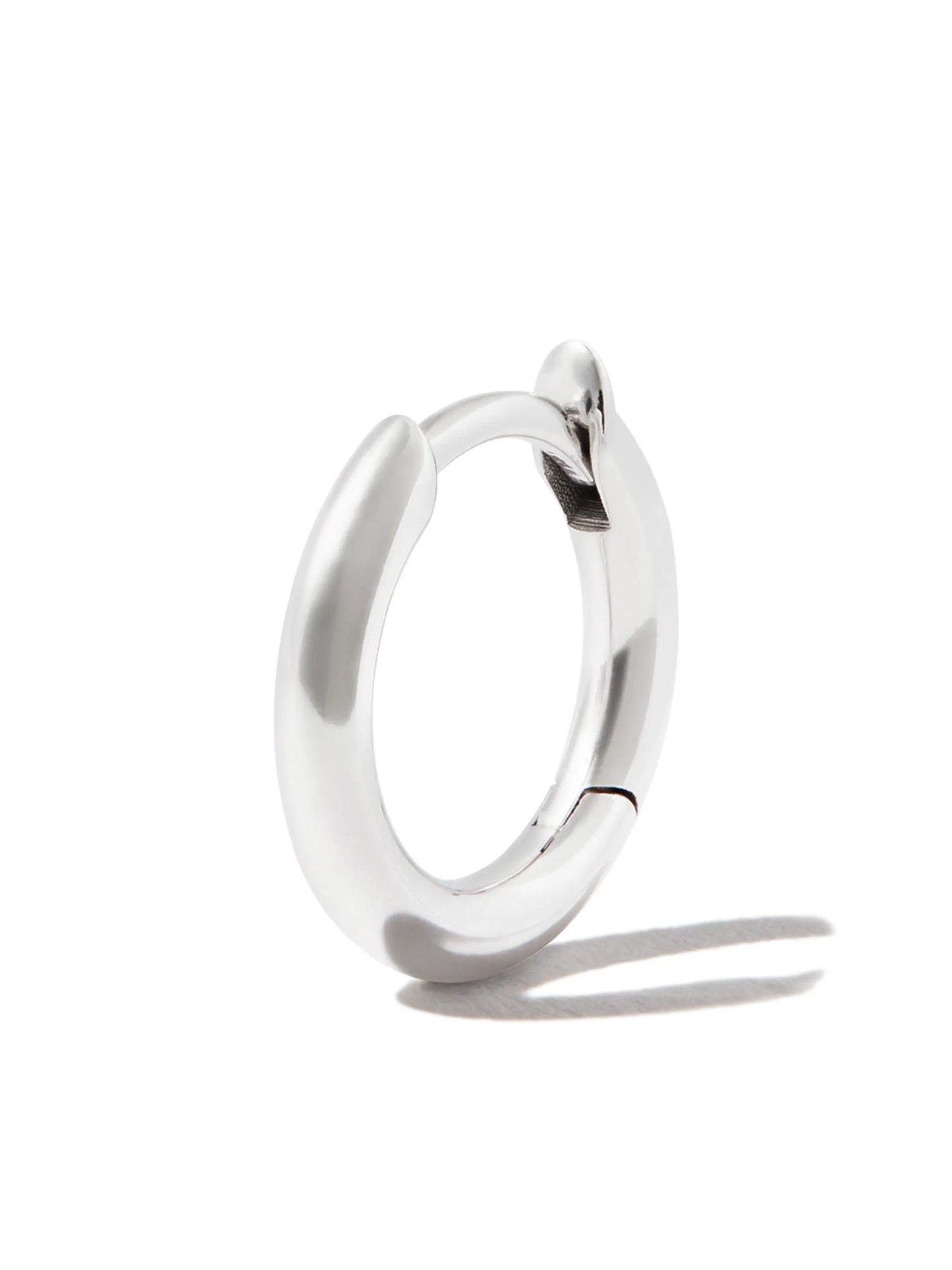 18kt white gold Micro hoop earring