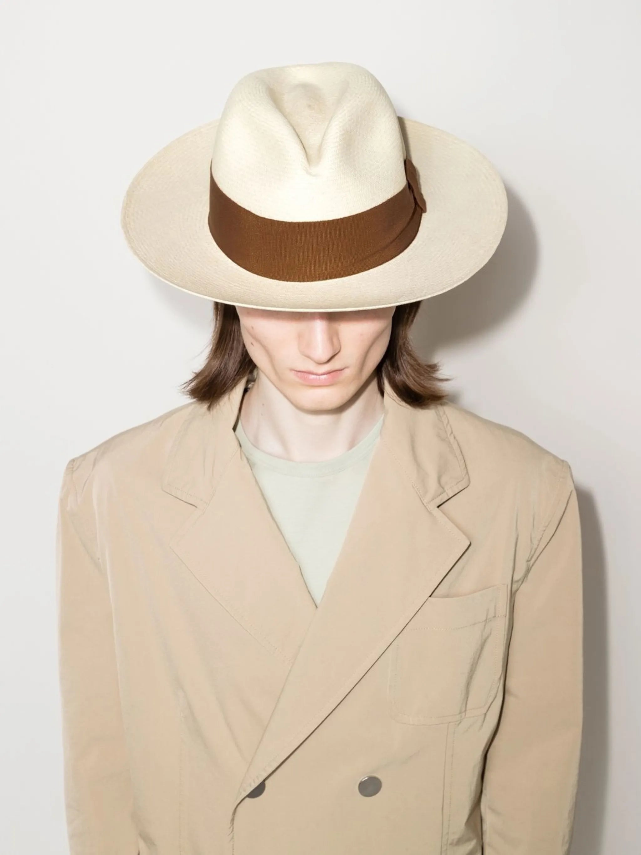 Rafael ribbon-detail fedora