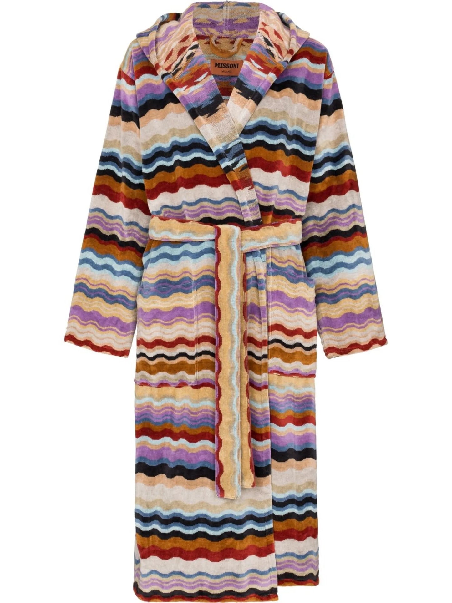 Bonnie zig-zag pattern dressing gown