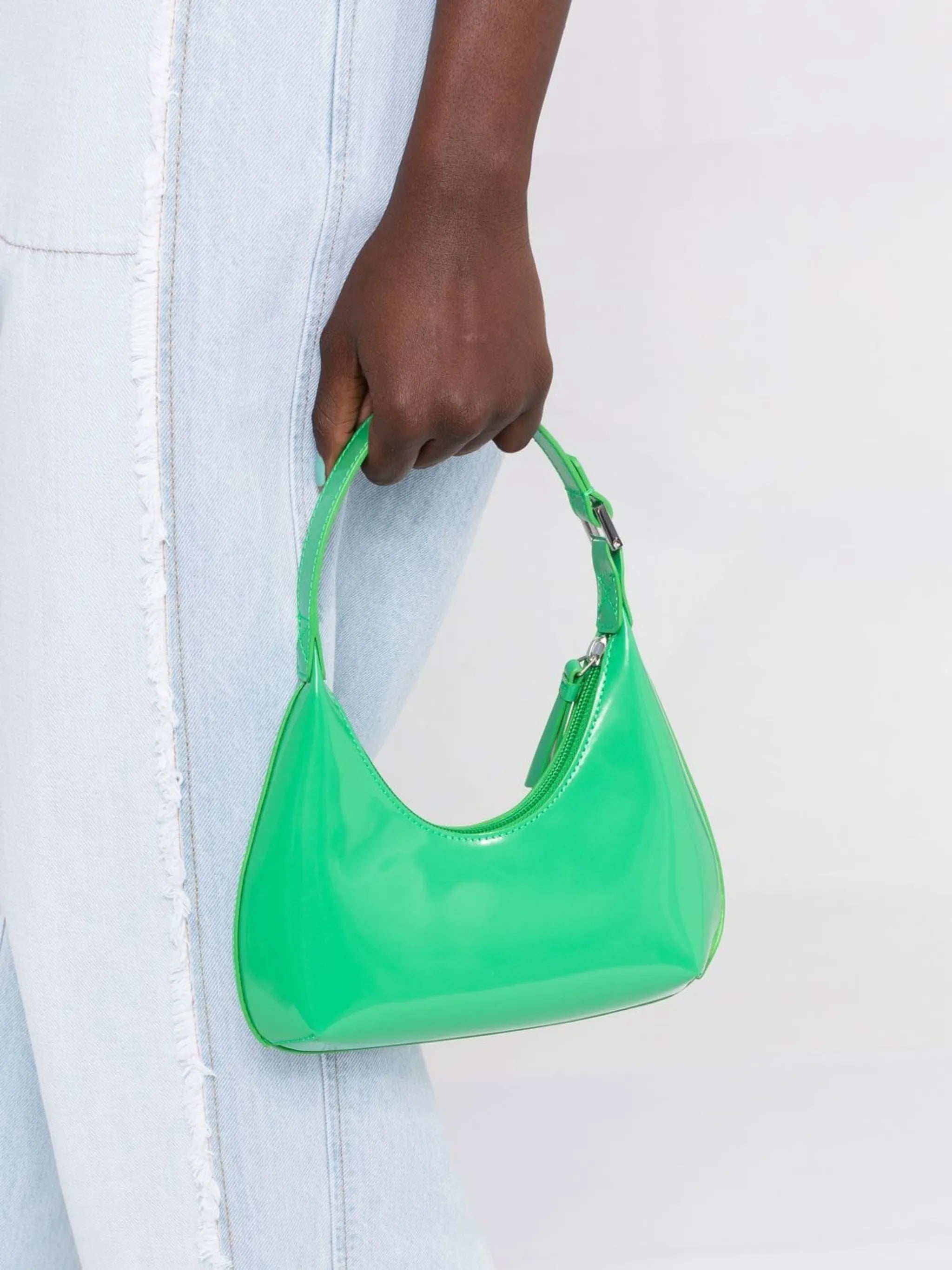 Amber mini leather shoulder bag