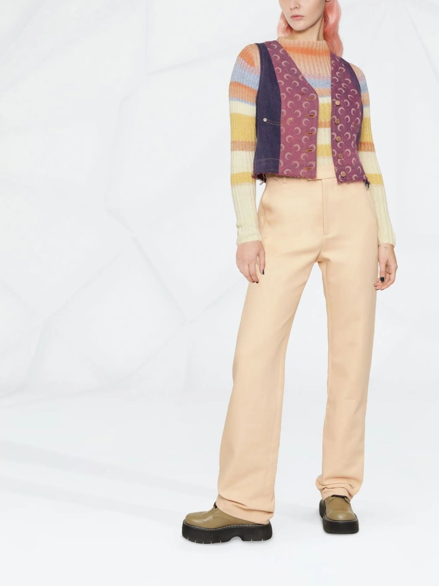 moon-print waistcoat