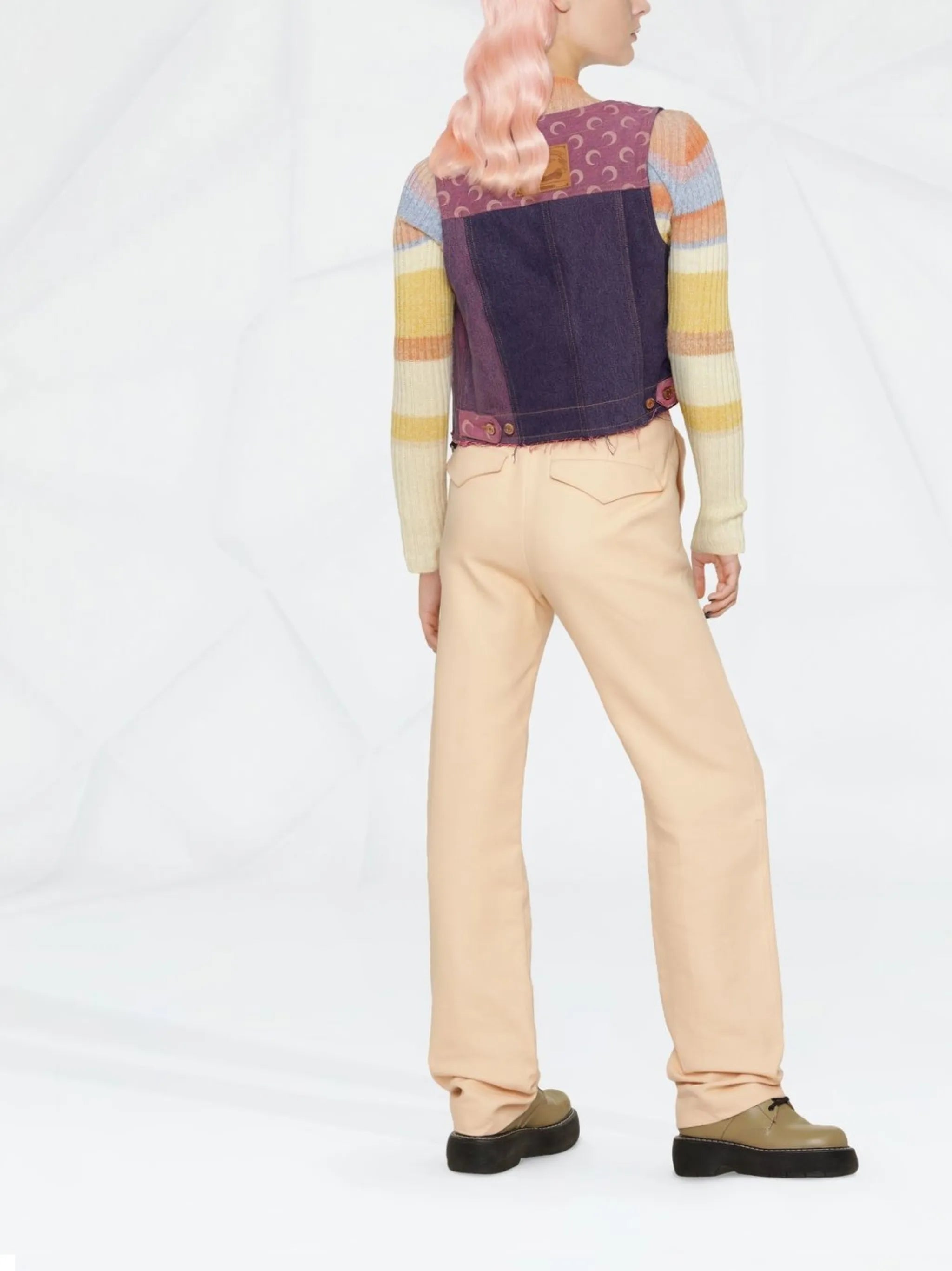 moon-print waistcoat