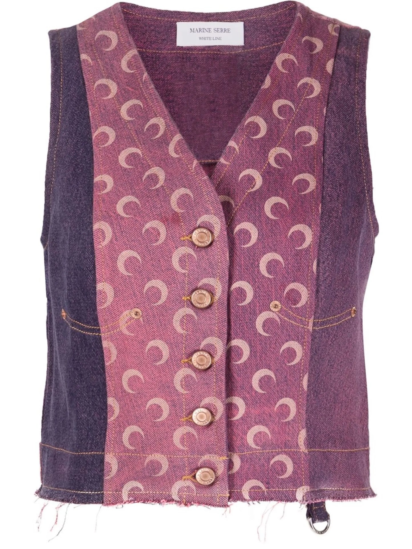 moon-print waistcoat