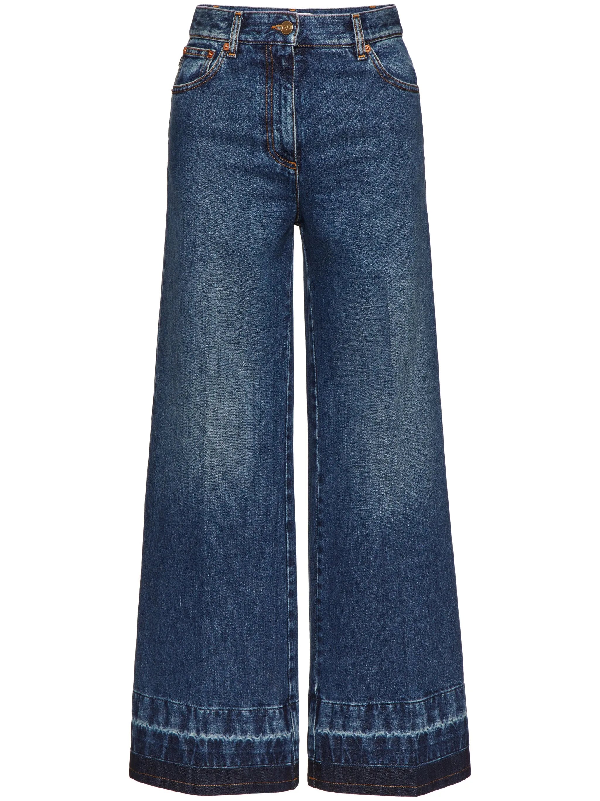 washed-effect jeans