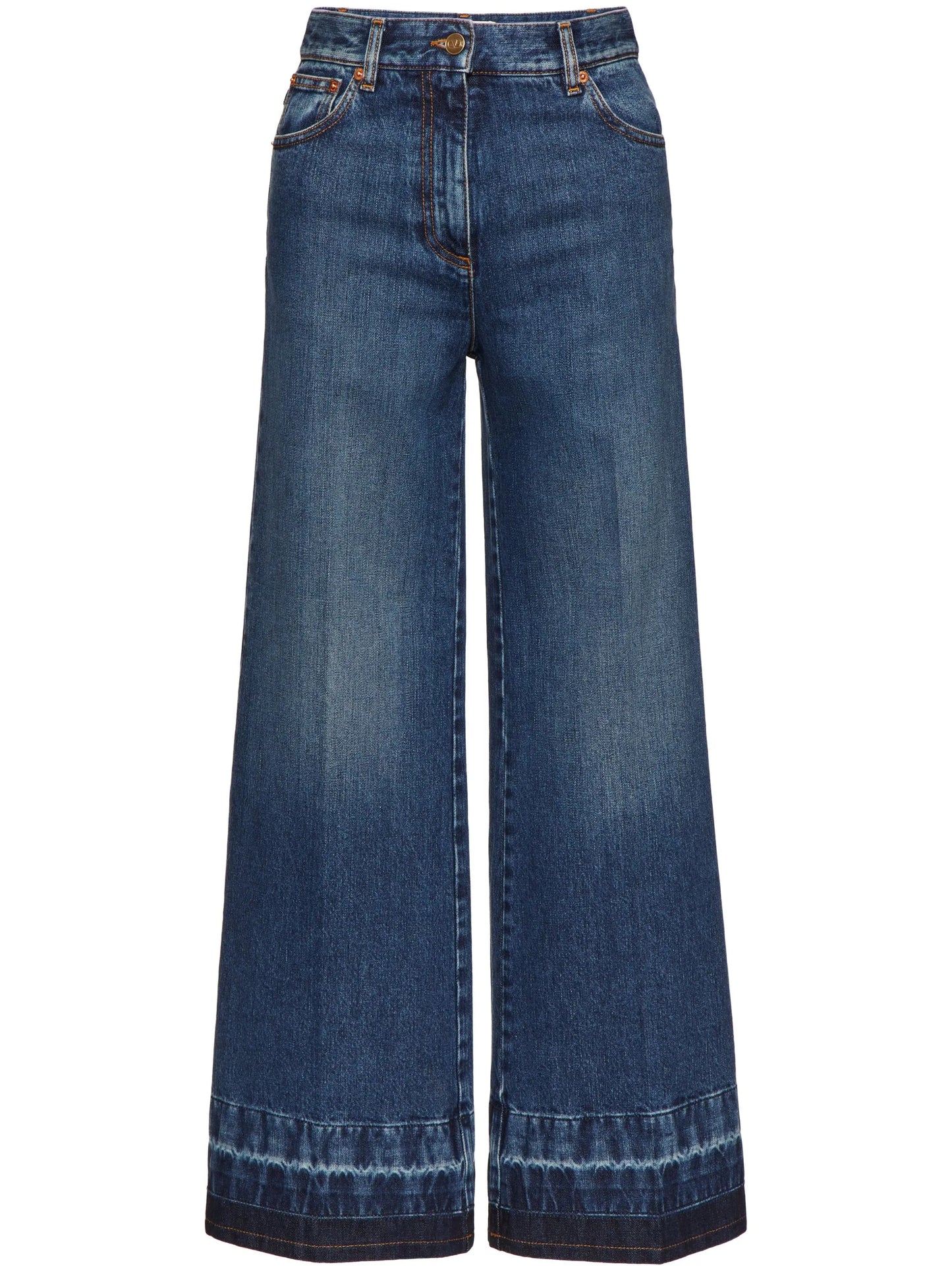 washed-effect jeans