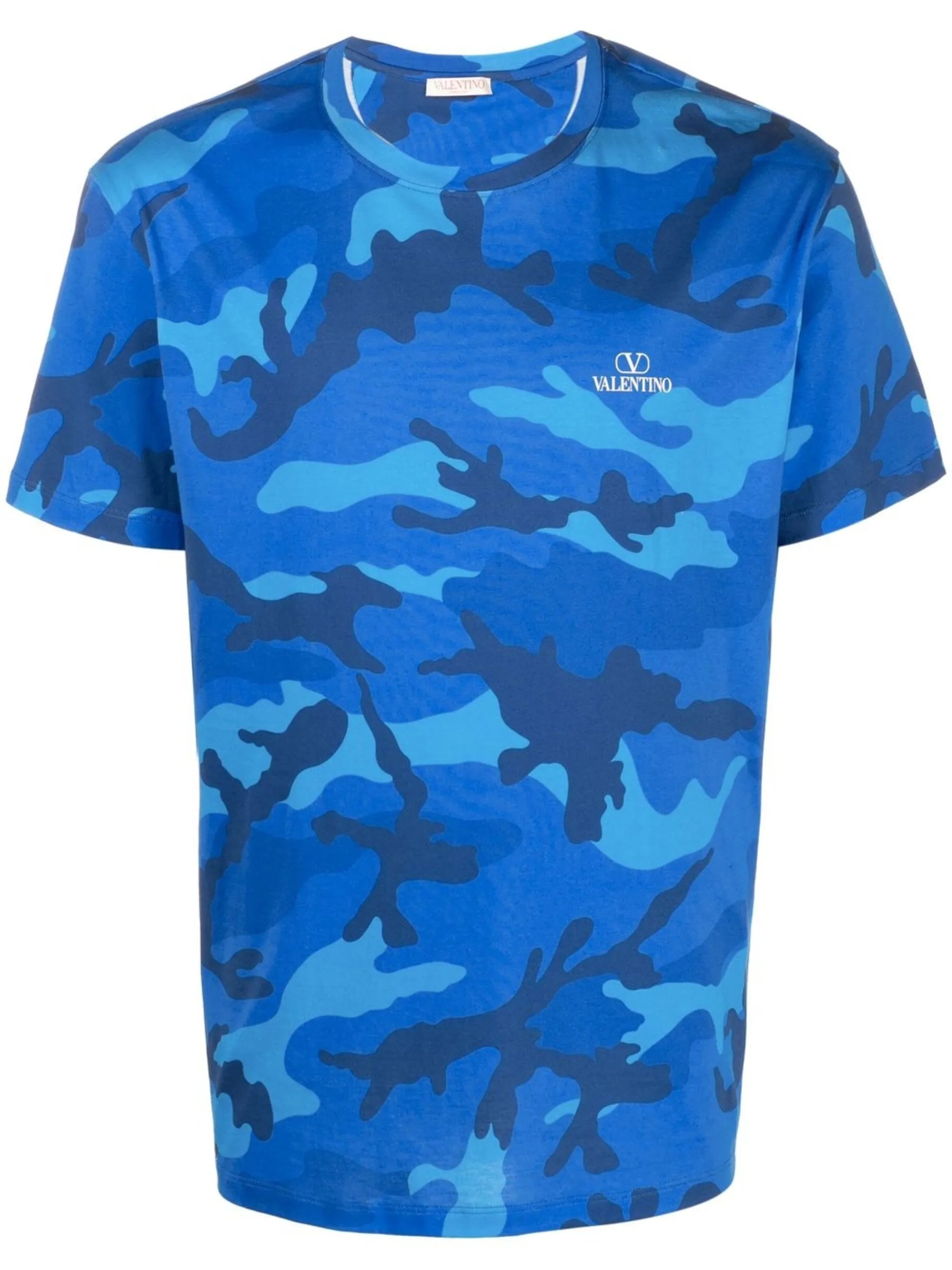 camouflage-print cotton T-shirt