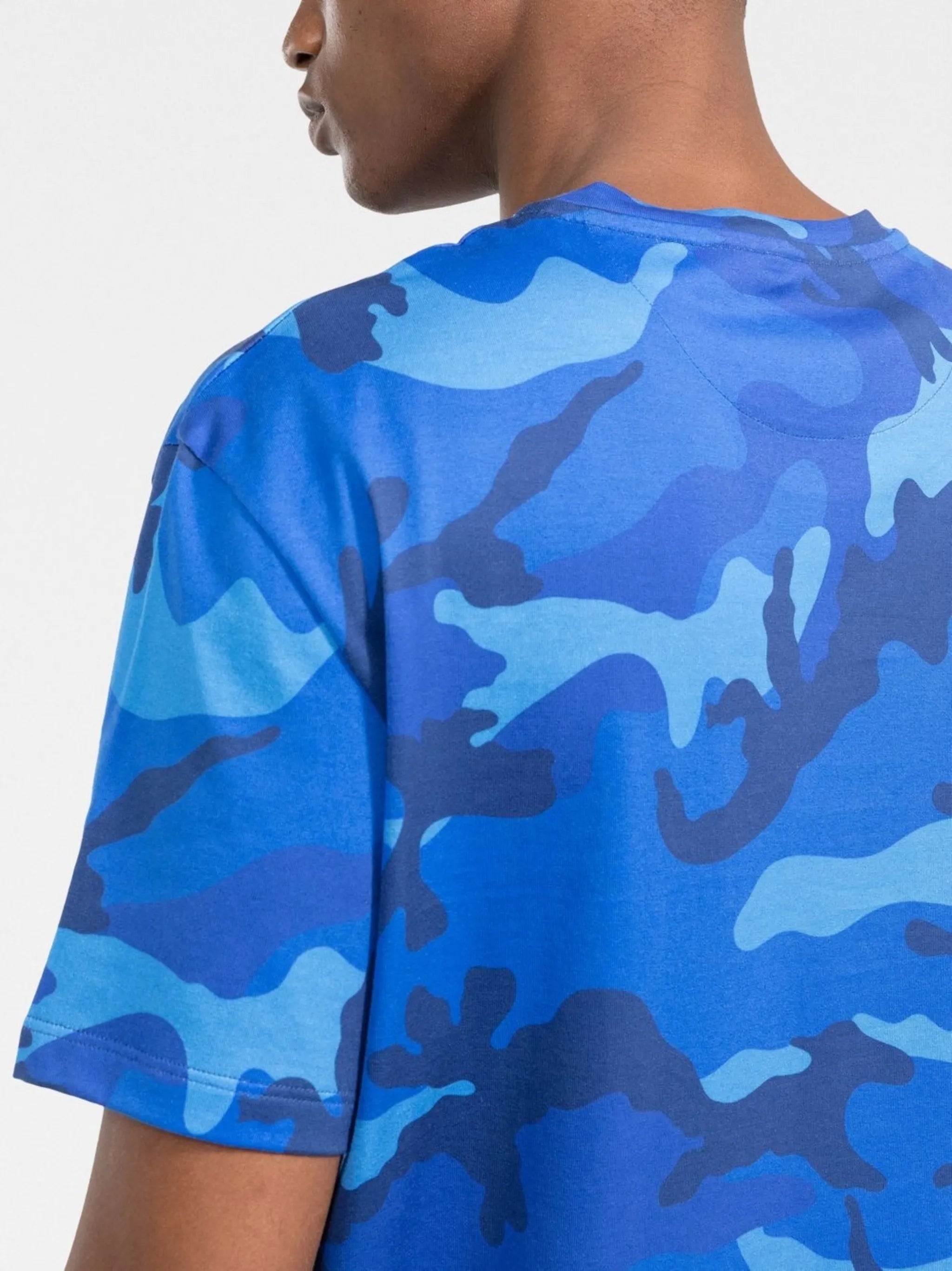 camouflage-print cotton T-shirt