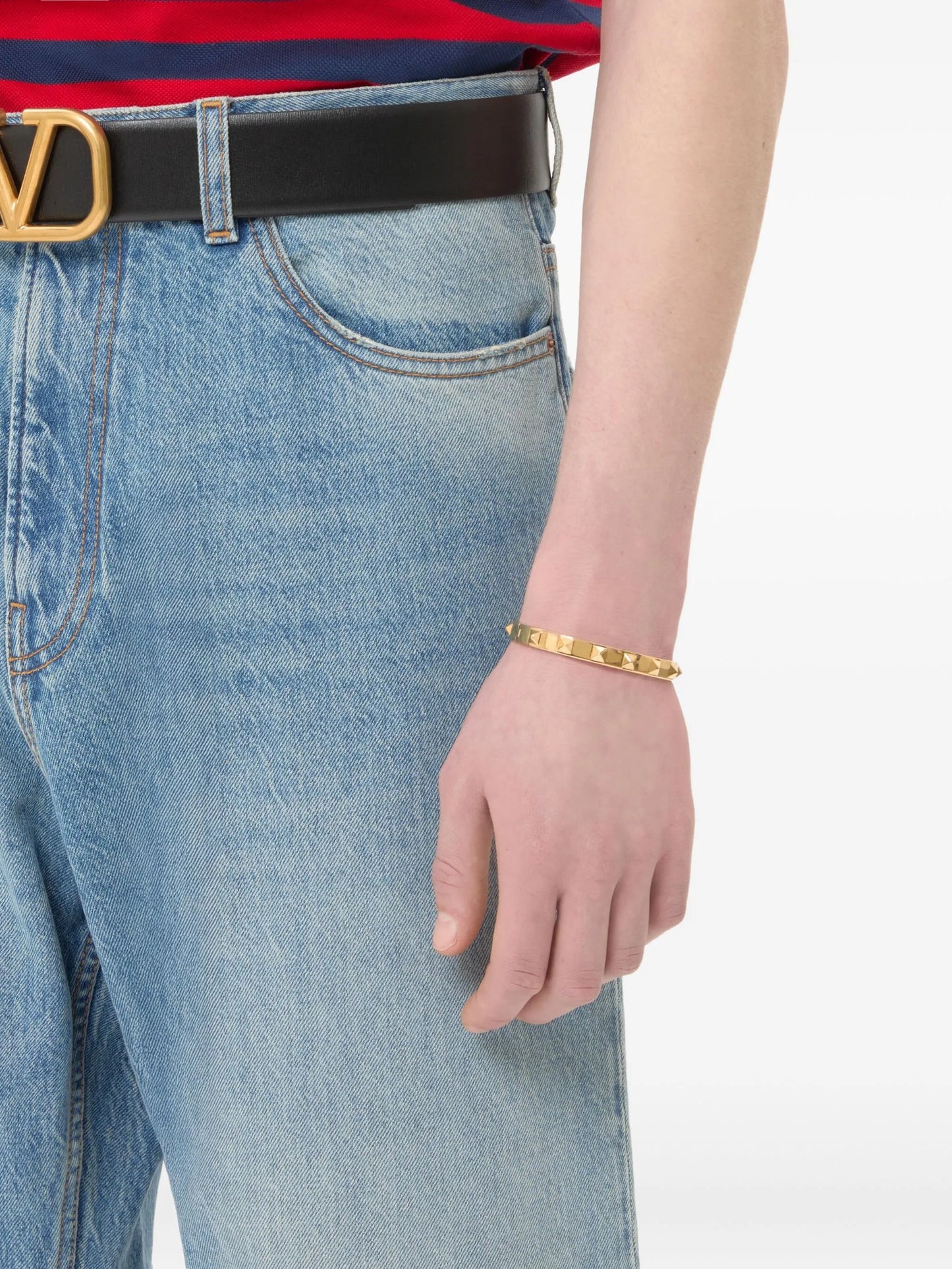 Rockstud embellished bangle