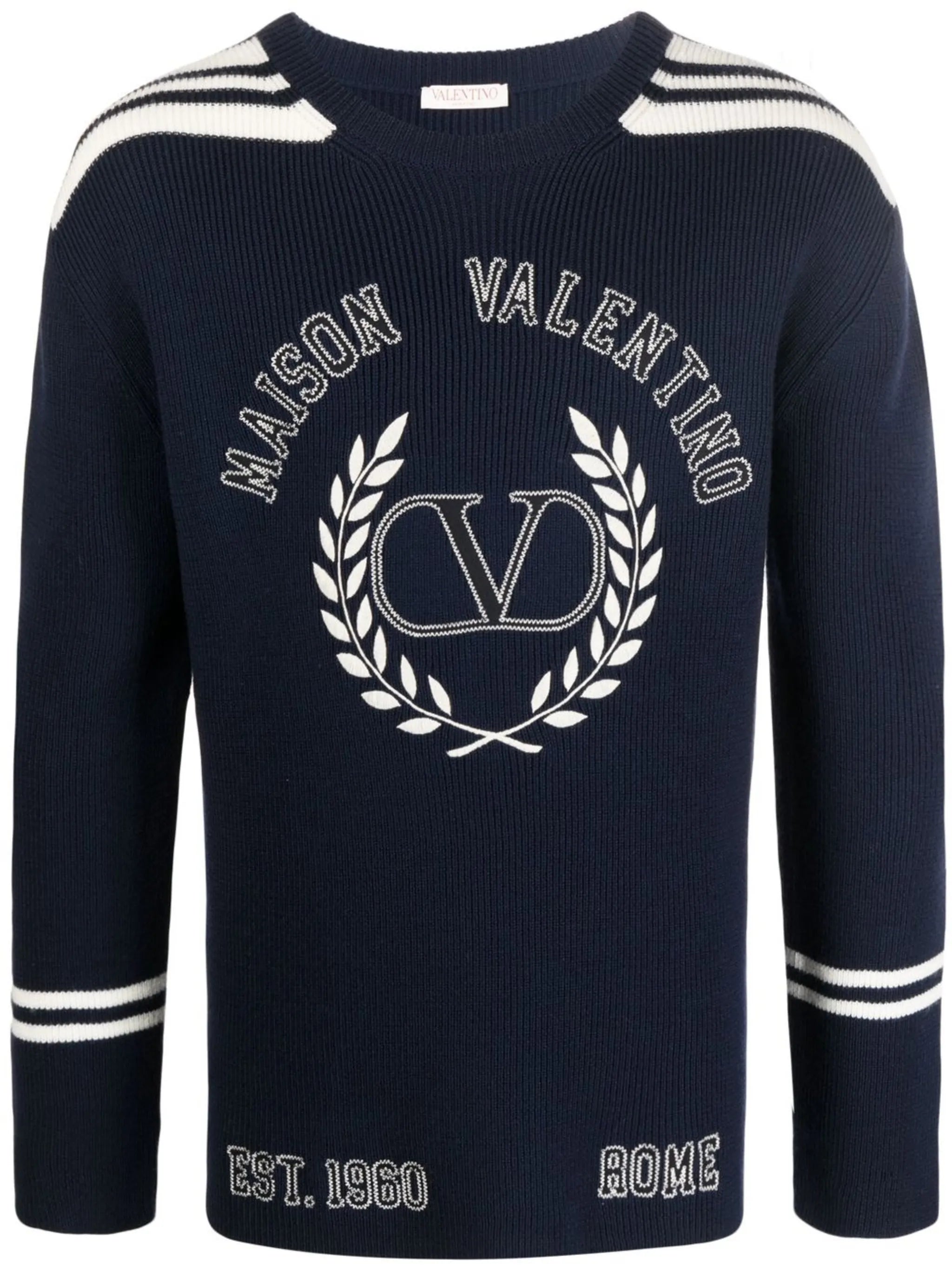 logo-embroidered jumper