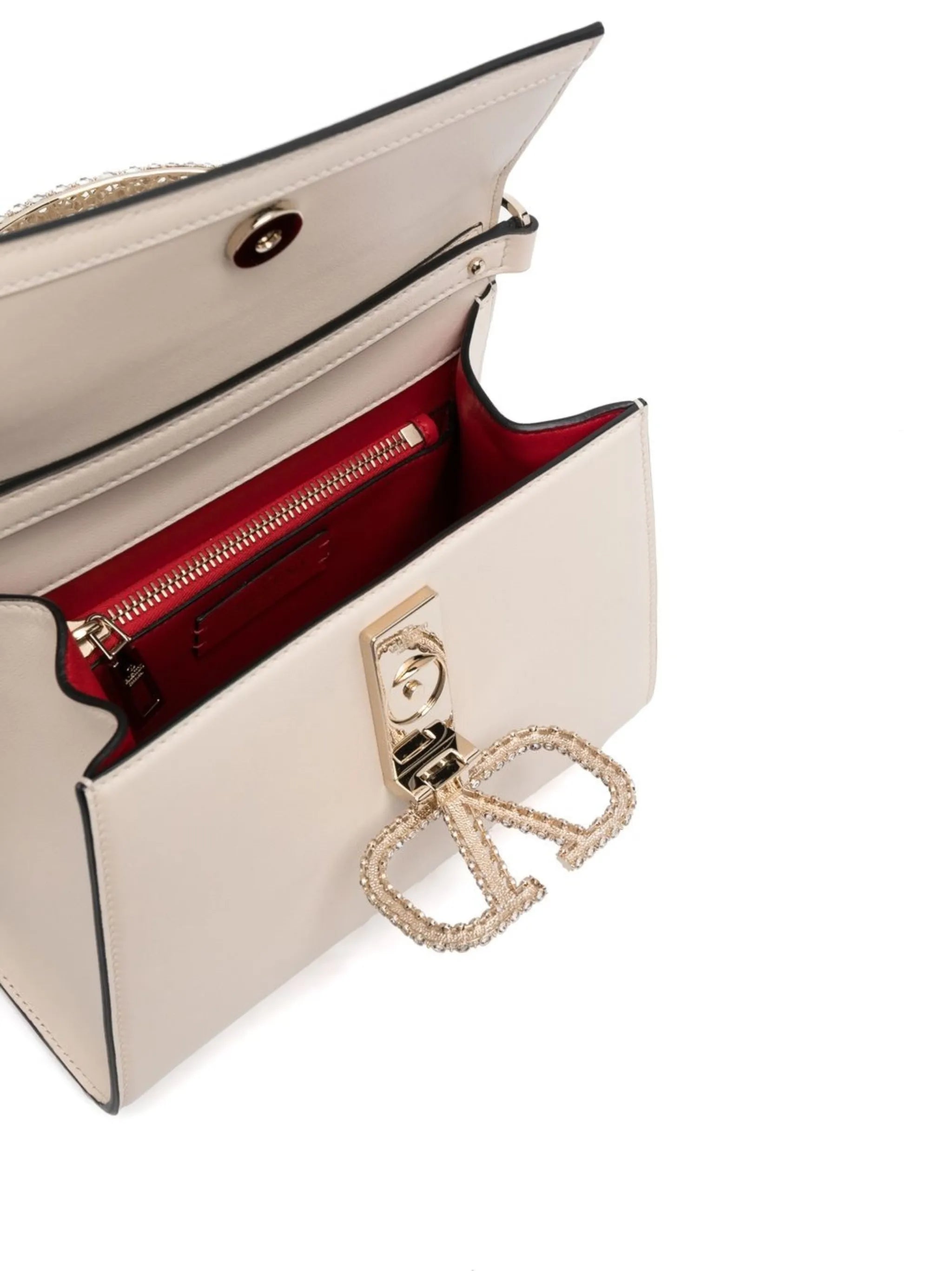 VSling crystal-embellished leather tote bag