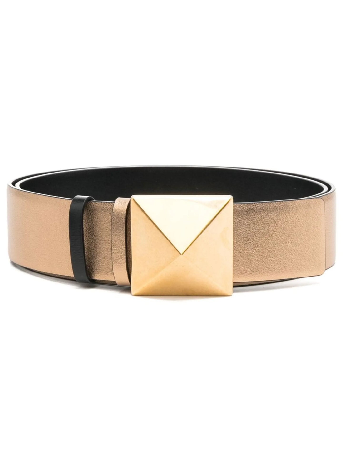 Rockstud leather belt