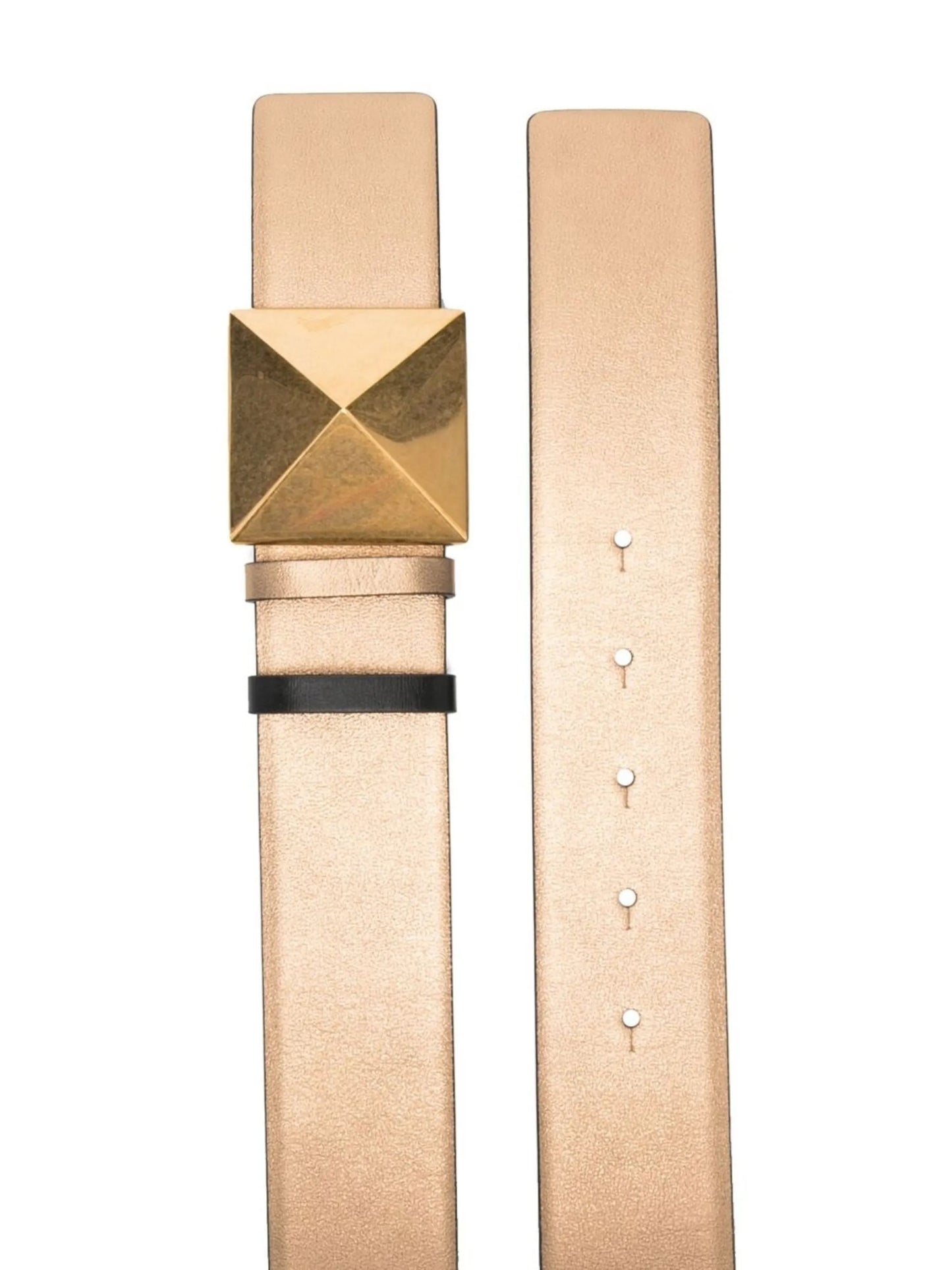 Rockstud leather belt