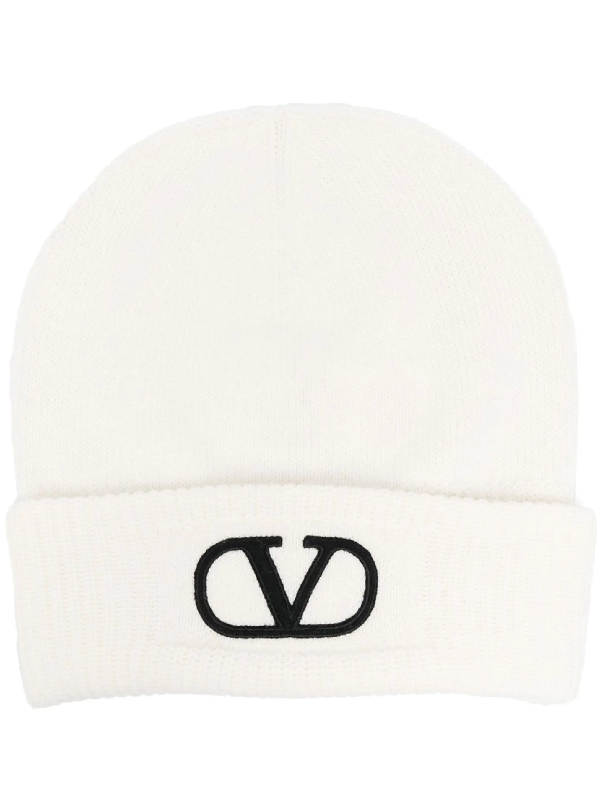 VLogo Signature virgin wool beanie
