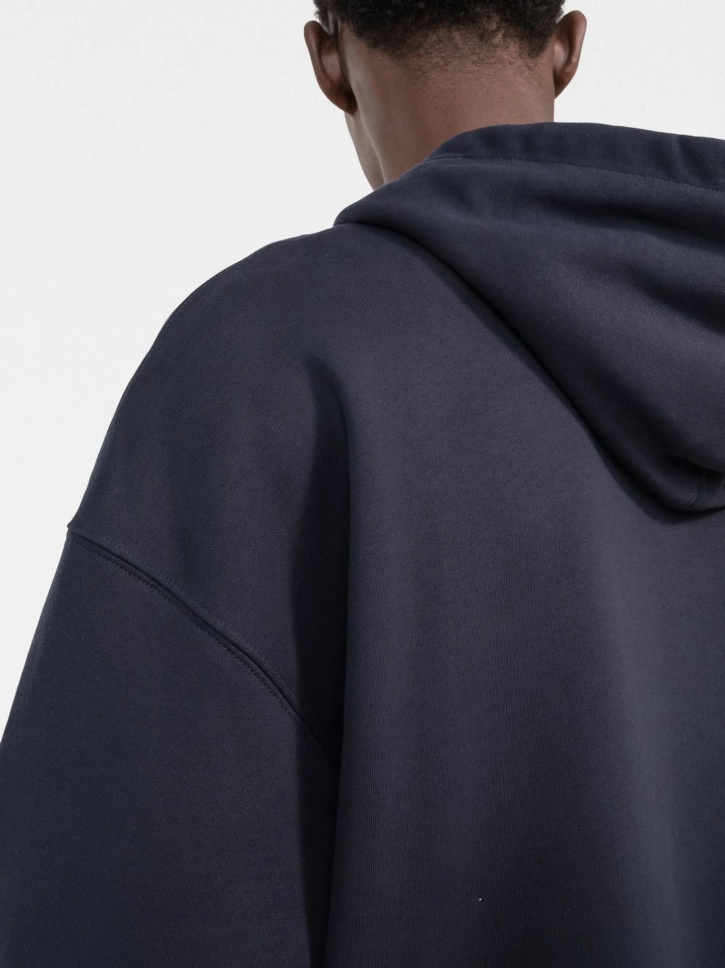 embroidered logo-patch hoodie