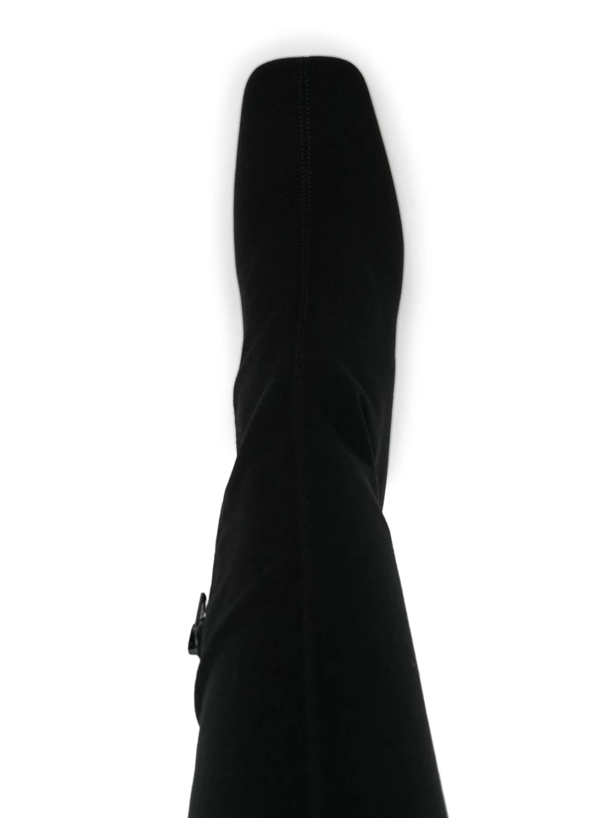 logo-embroidered over-the-knee boots