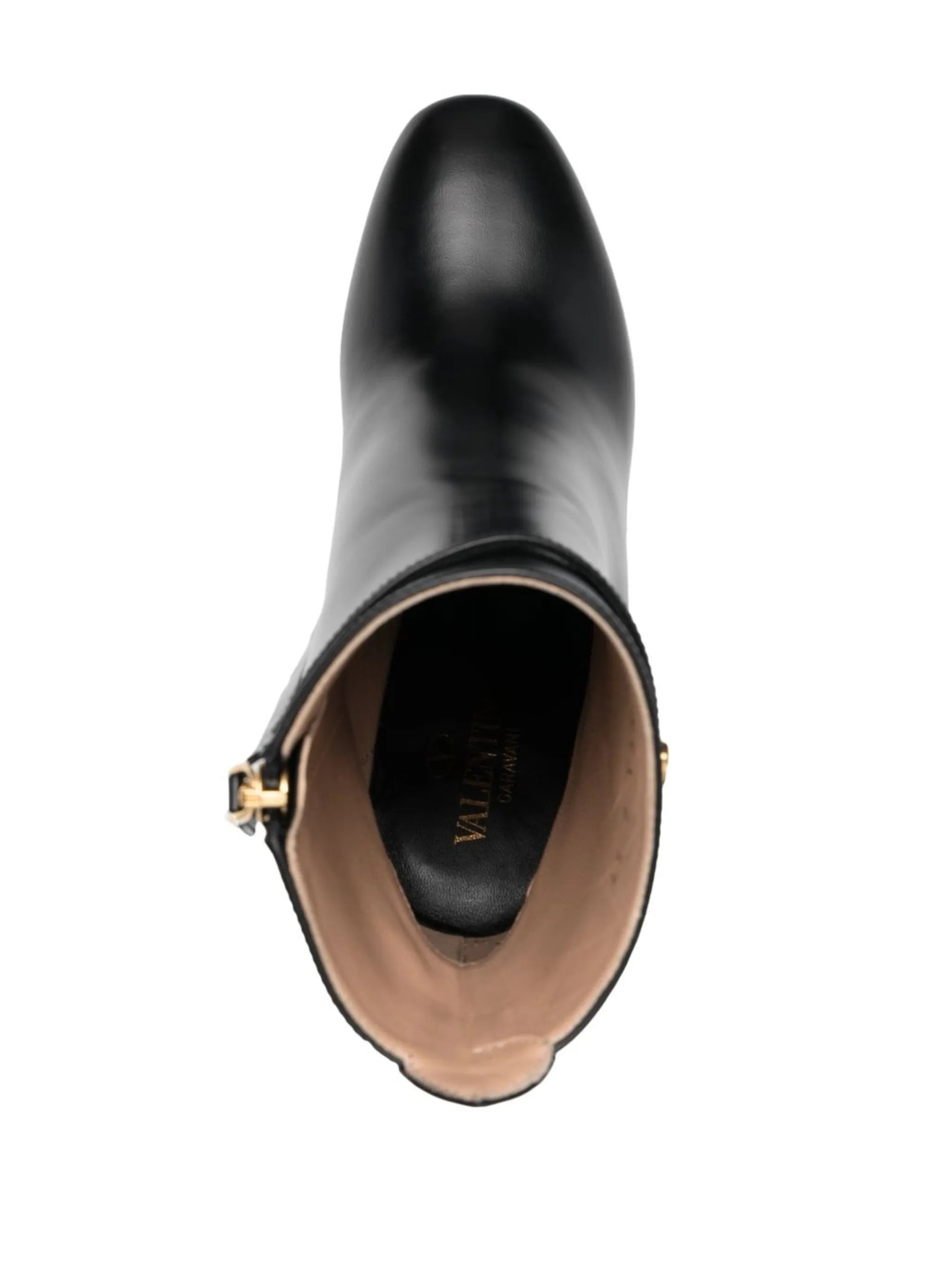 155mm Tan-Go platform ankle boots