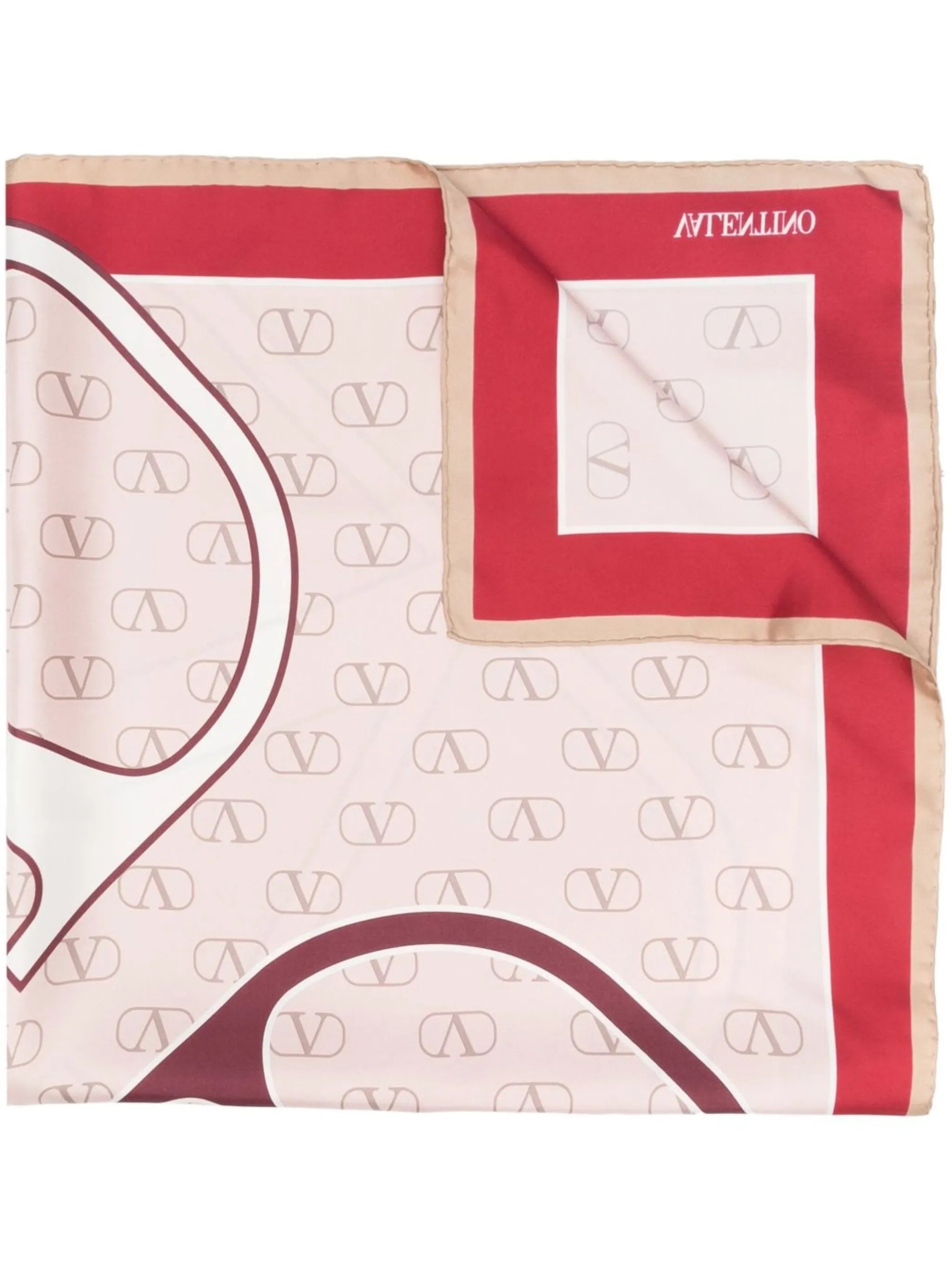 VLogo Signature silk scarf