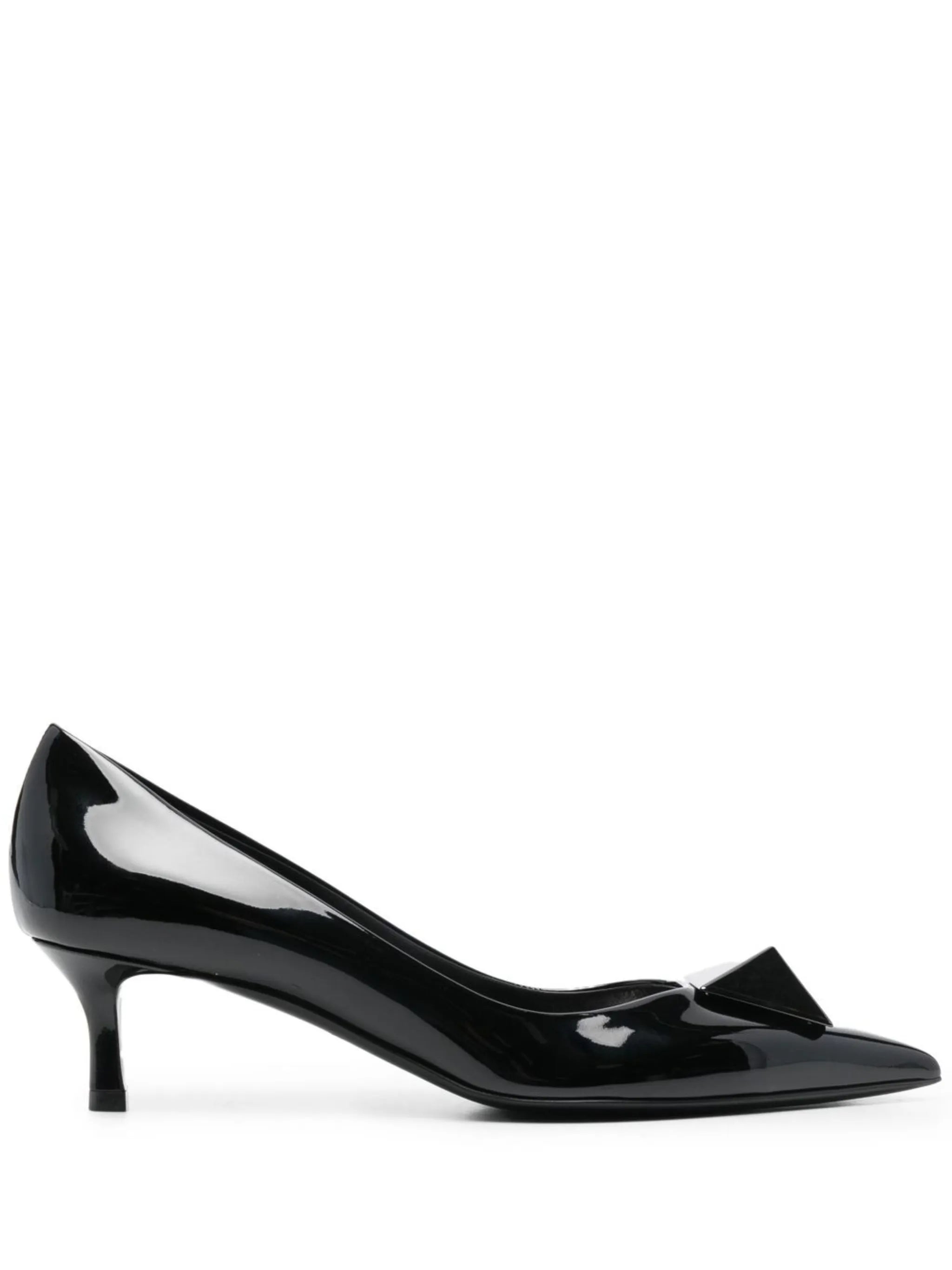One Stud 60mm patent-leather pumps