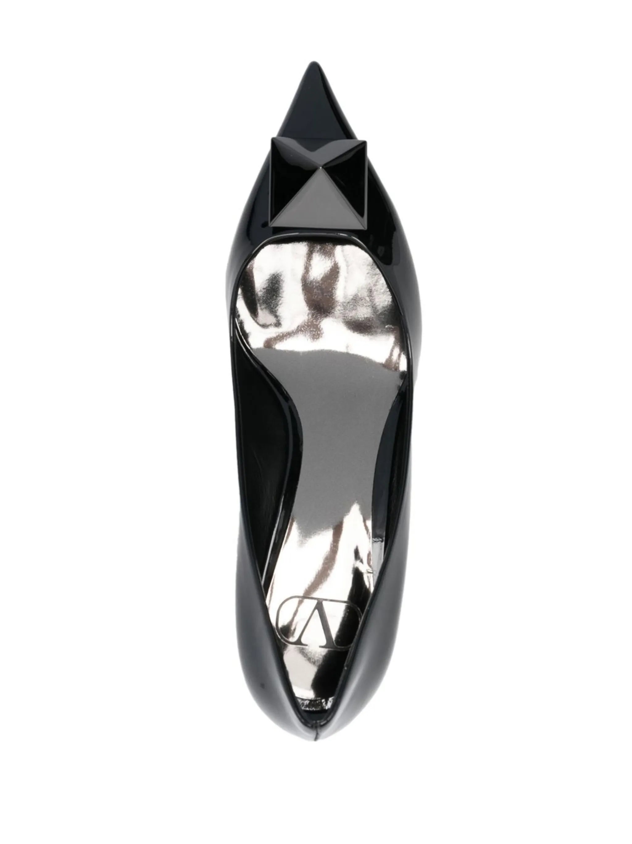 One Stud 60mm patent-leather pumps