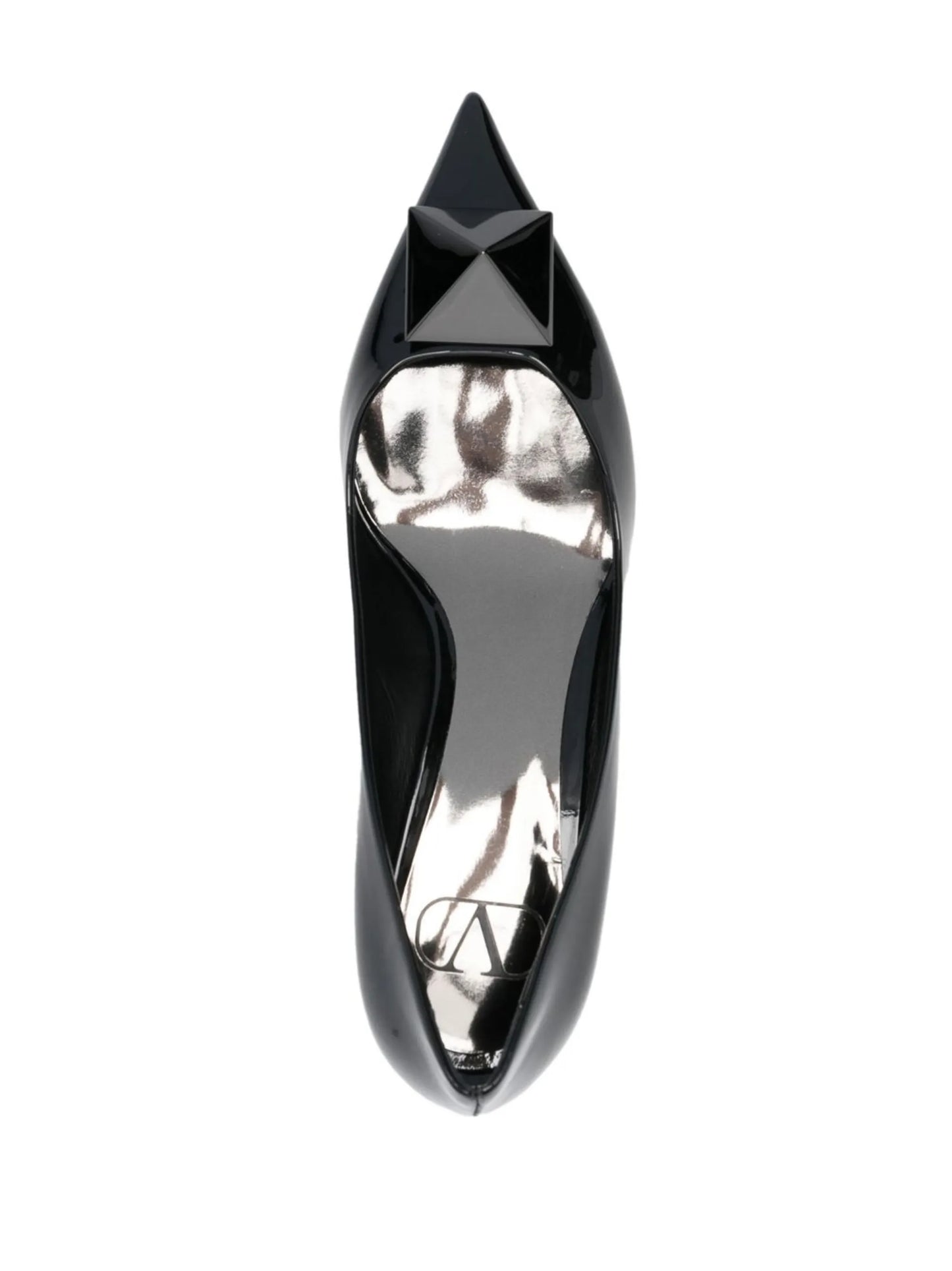 One Stud 60mm patent-leather pumps