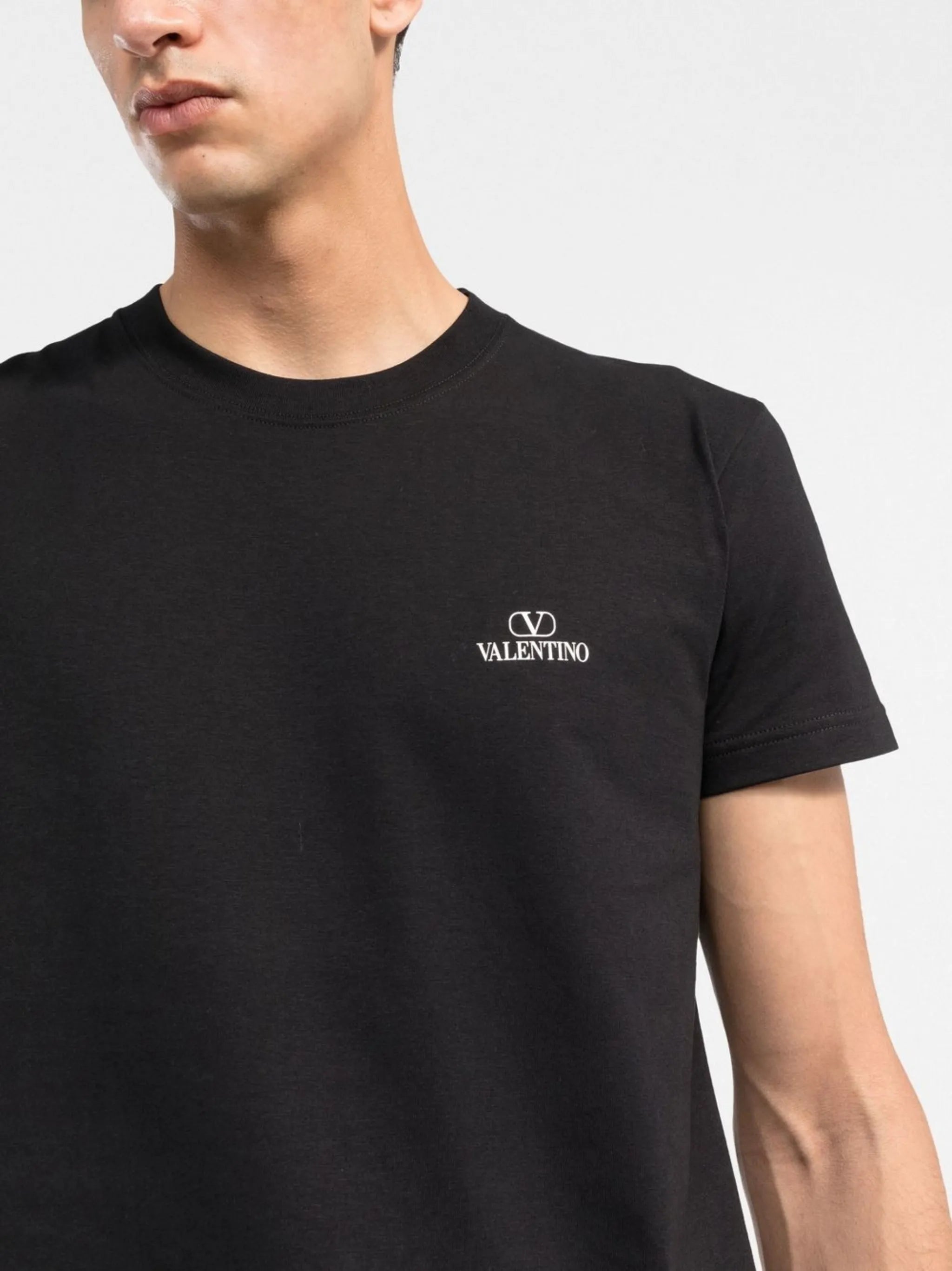 VLogo-print T-shirt