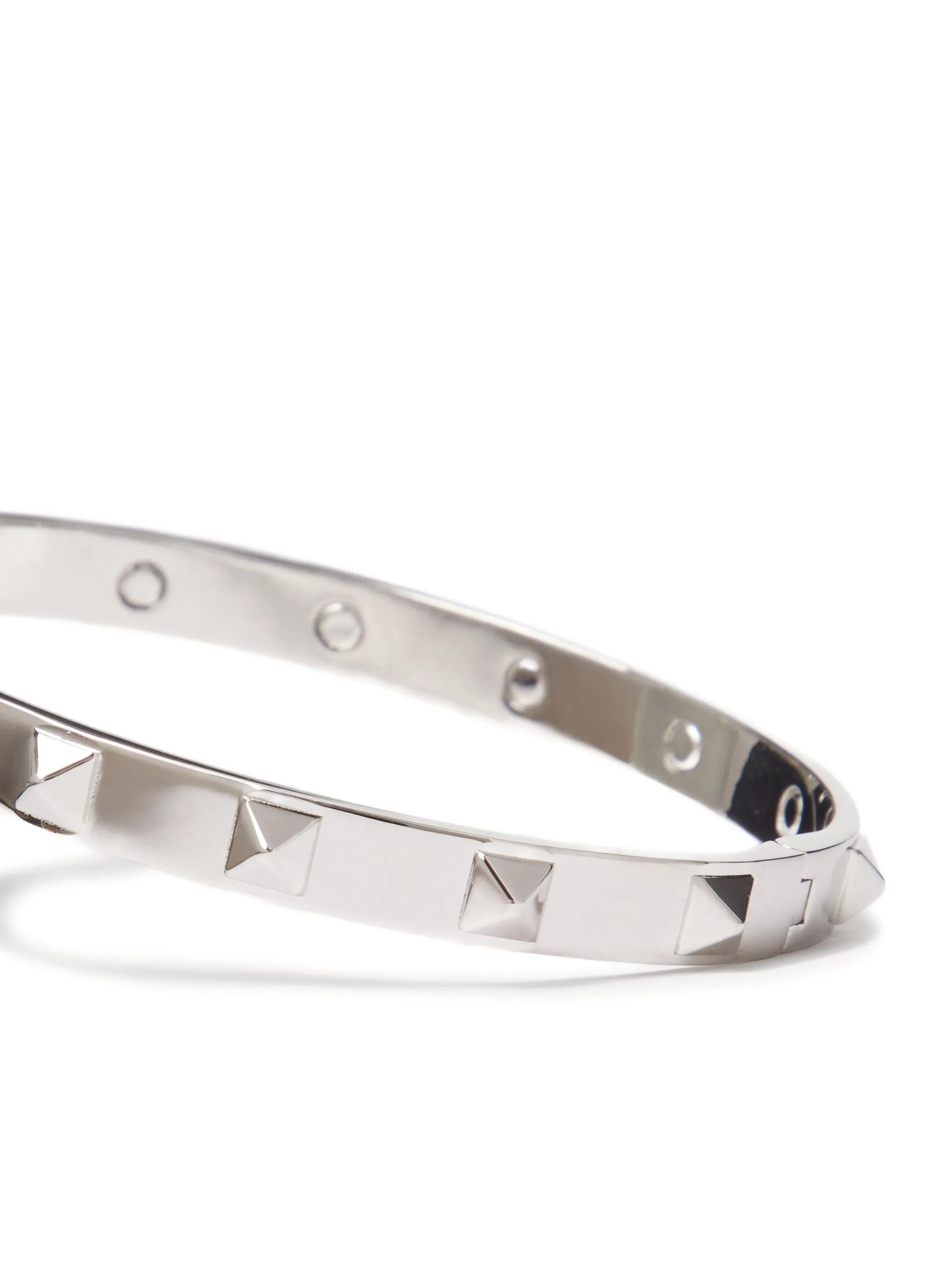 Rockstud embellished bangle