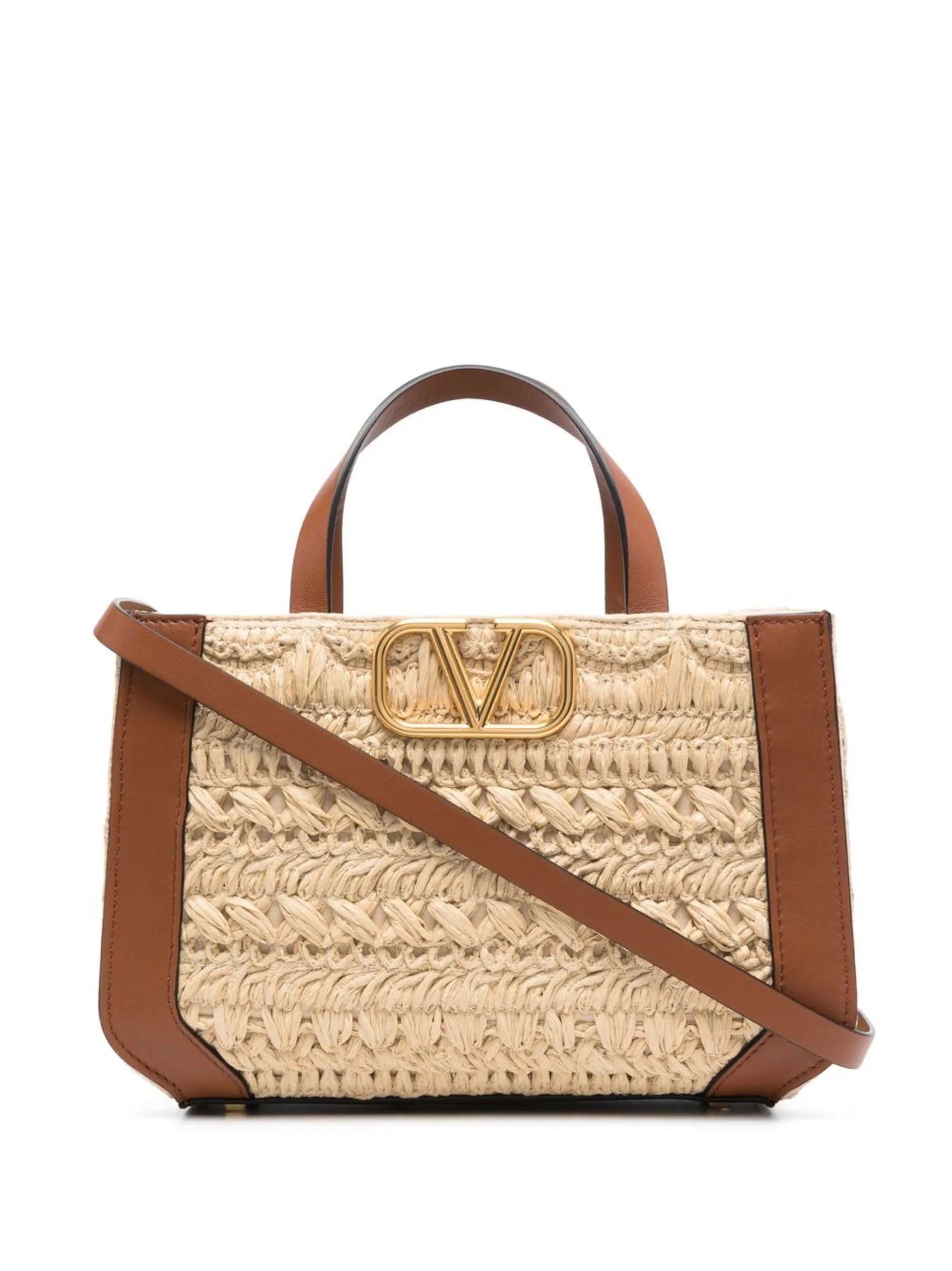 VLogo woven tote bag