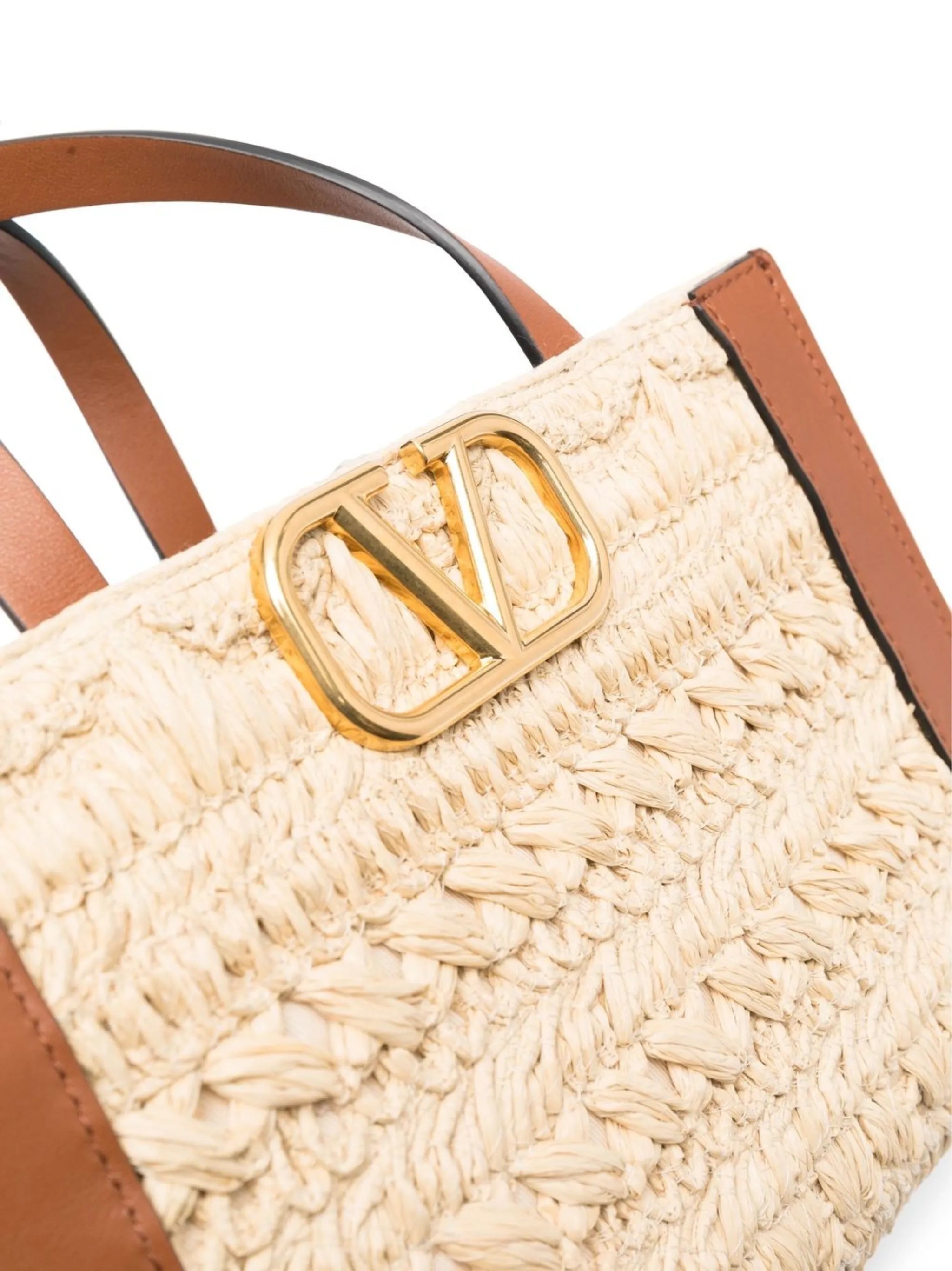 VLogo woven tote bag