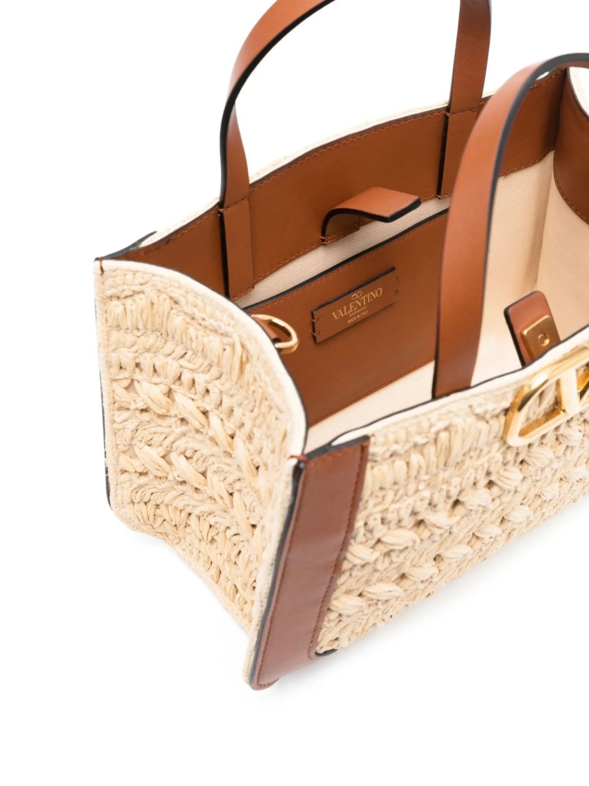 VLogo woven tote bag