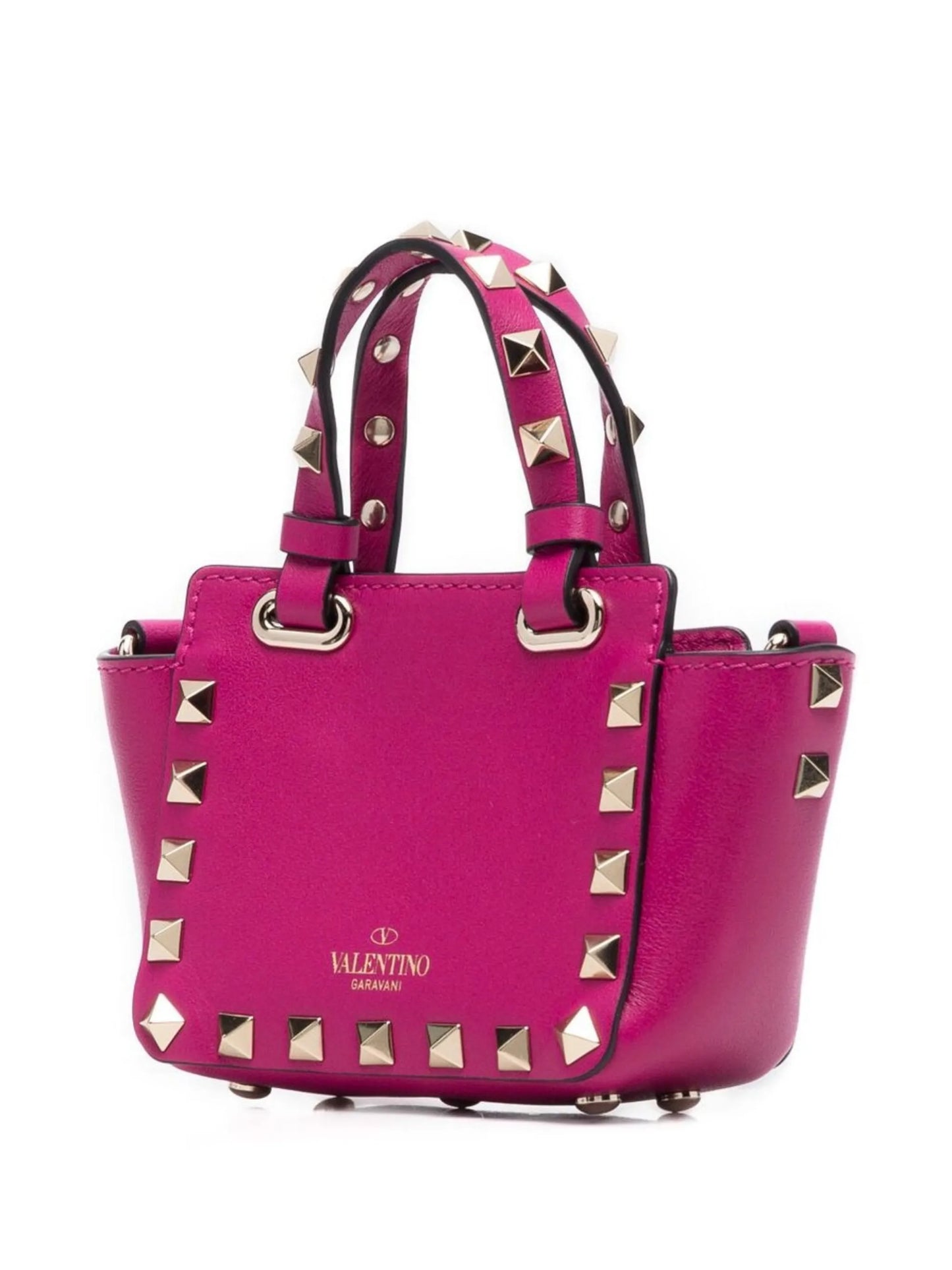 Rockstud leather mini bag