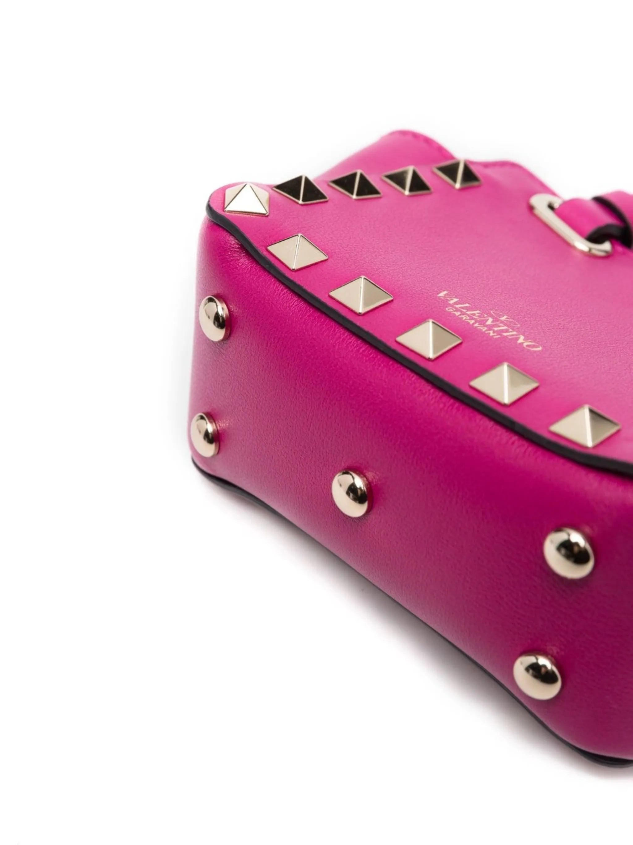 Rockstud leather mini bag
