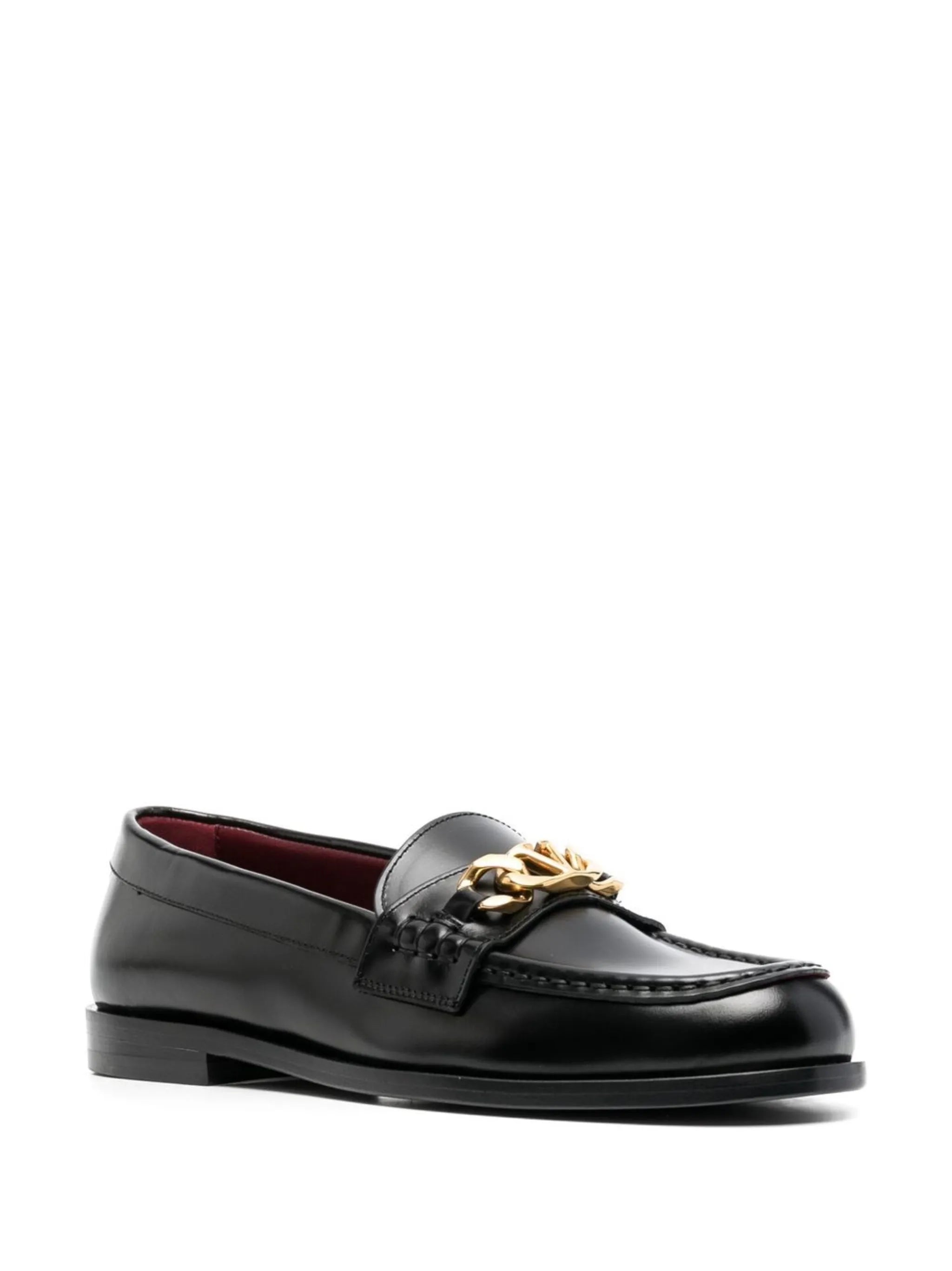 VCHAIN leather loafers