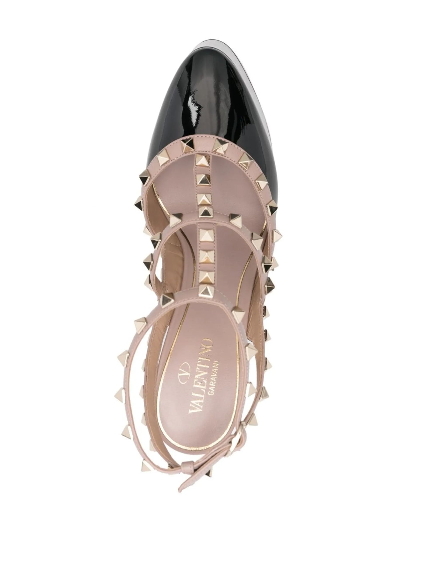155mm Rockstud platform pumps