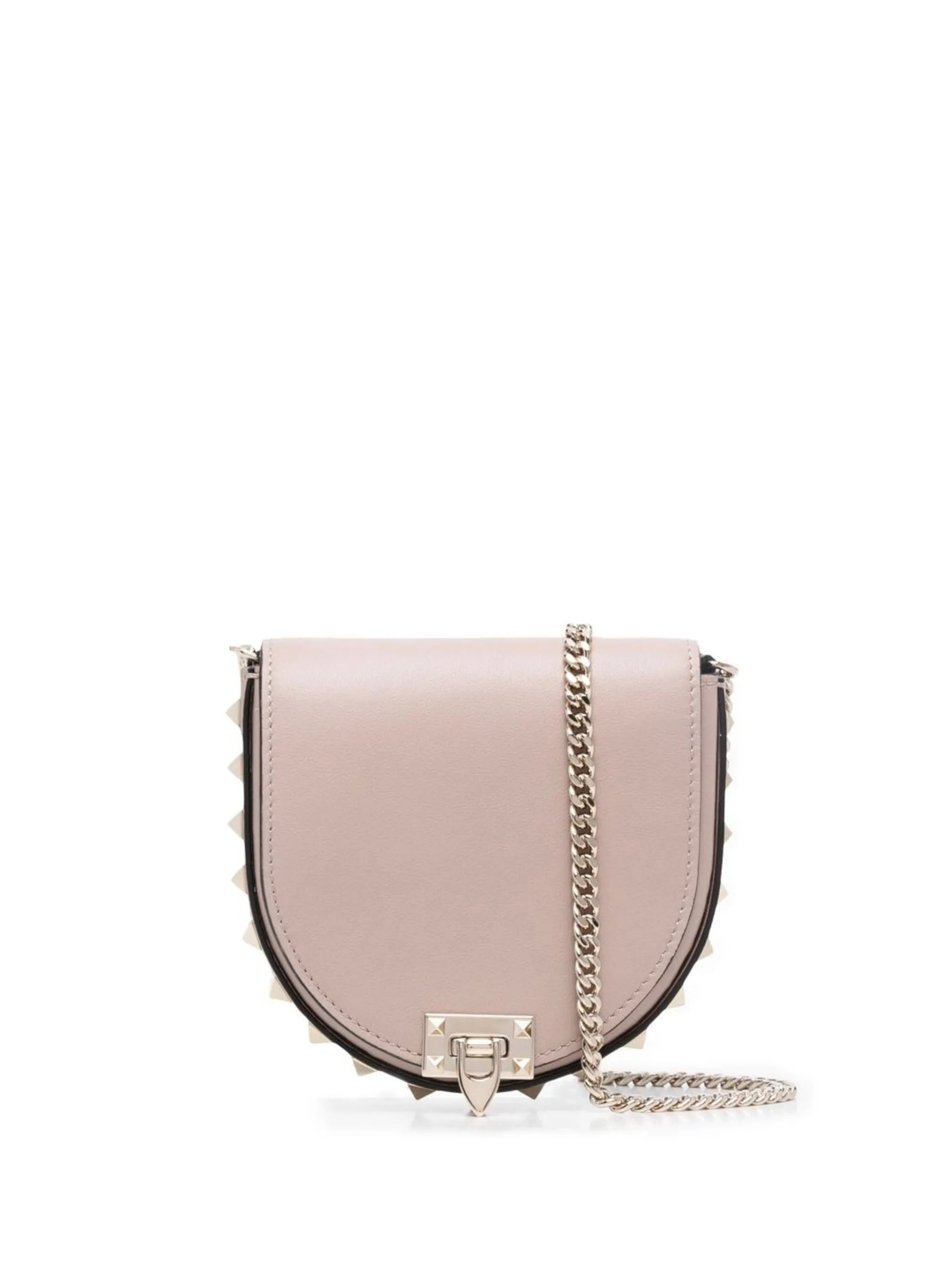 Rockstud mini leather bag