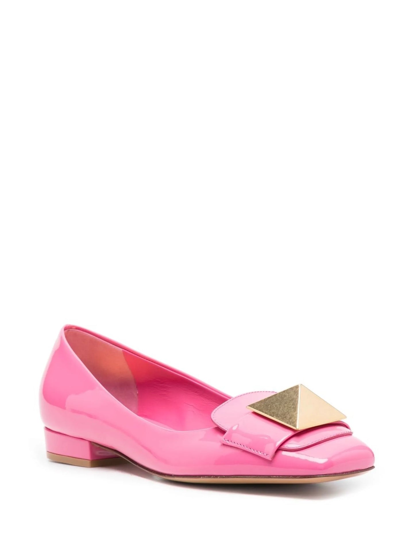 One Stud patent leather ballerina shoes