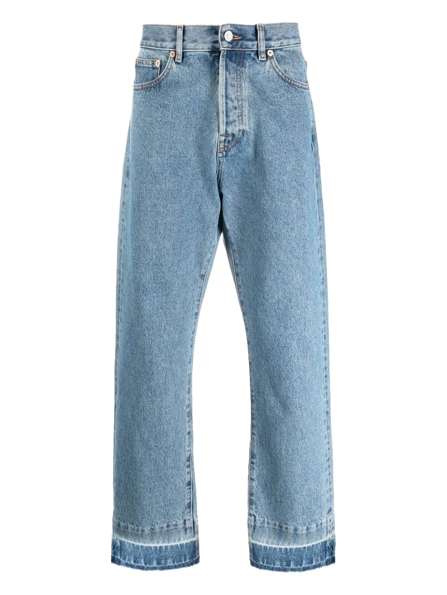 VLogo straight-leg jeans