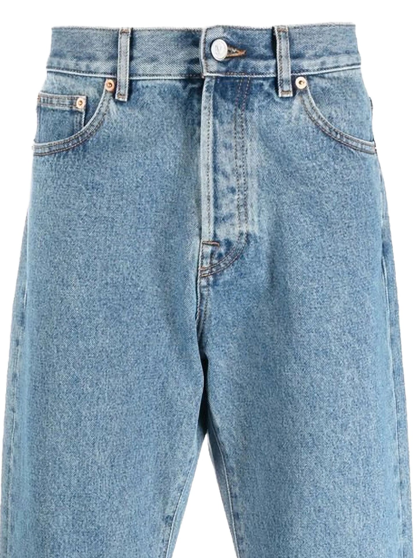 VLogo straight-leg jeans