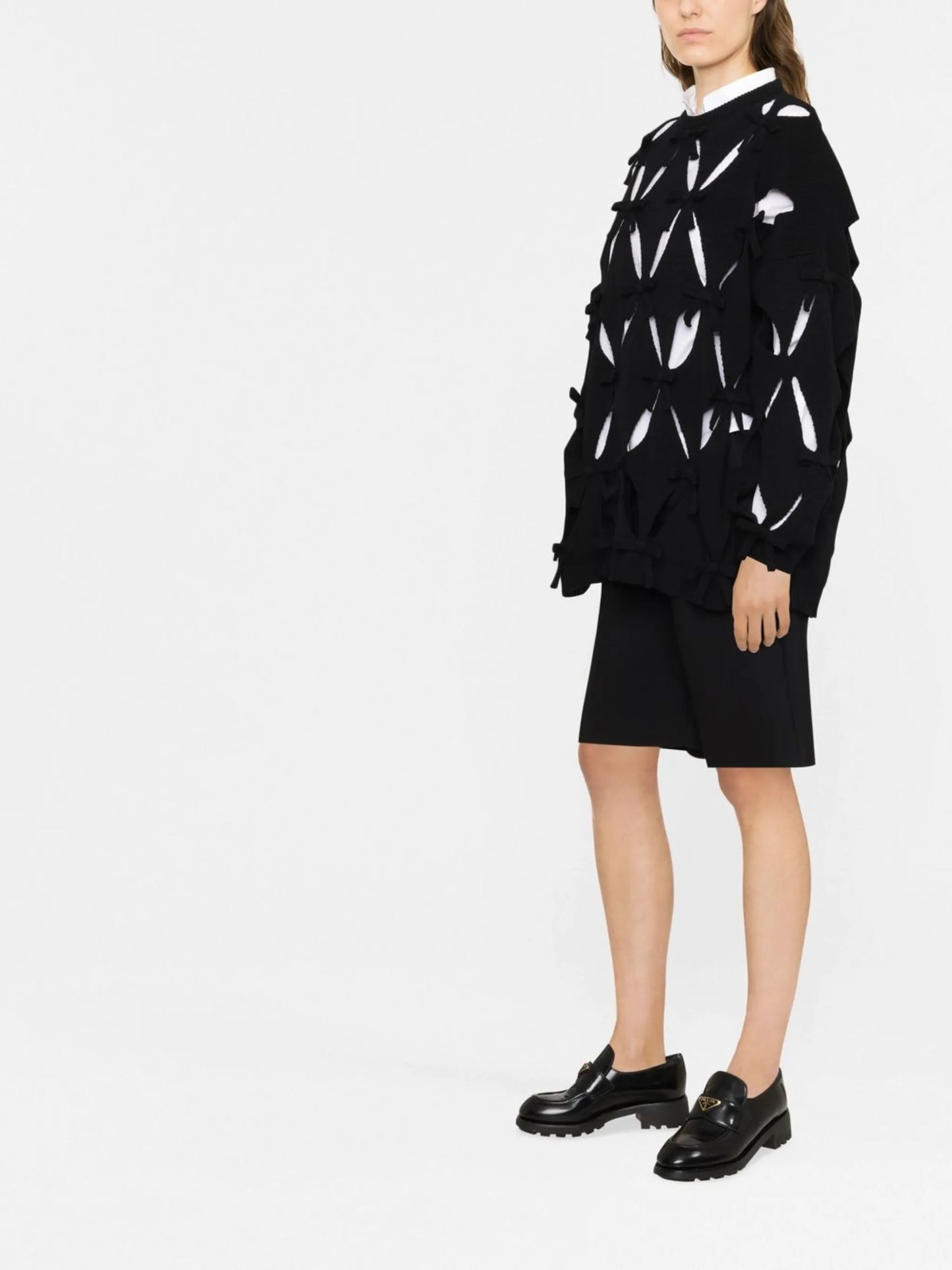 embroidered virgin-wool jumper