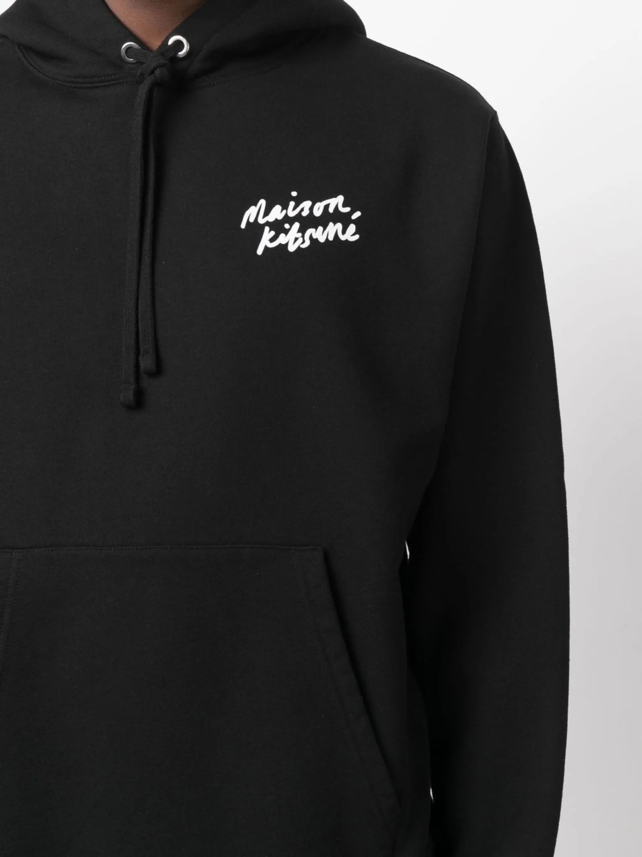 logo-print pullover hoodie