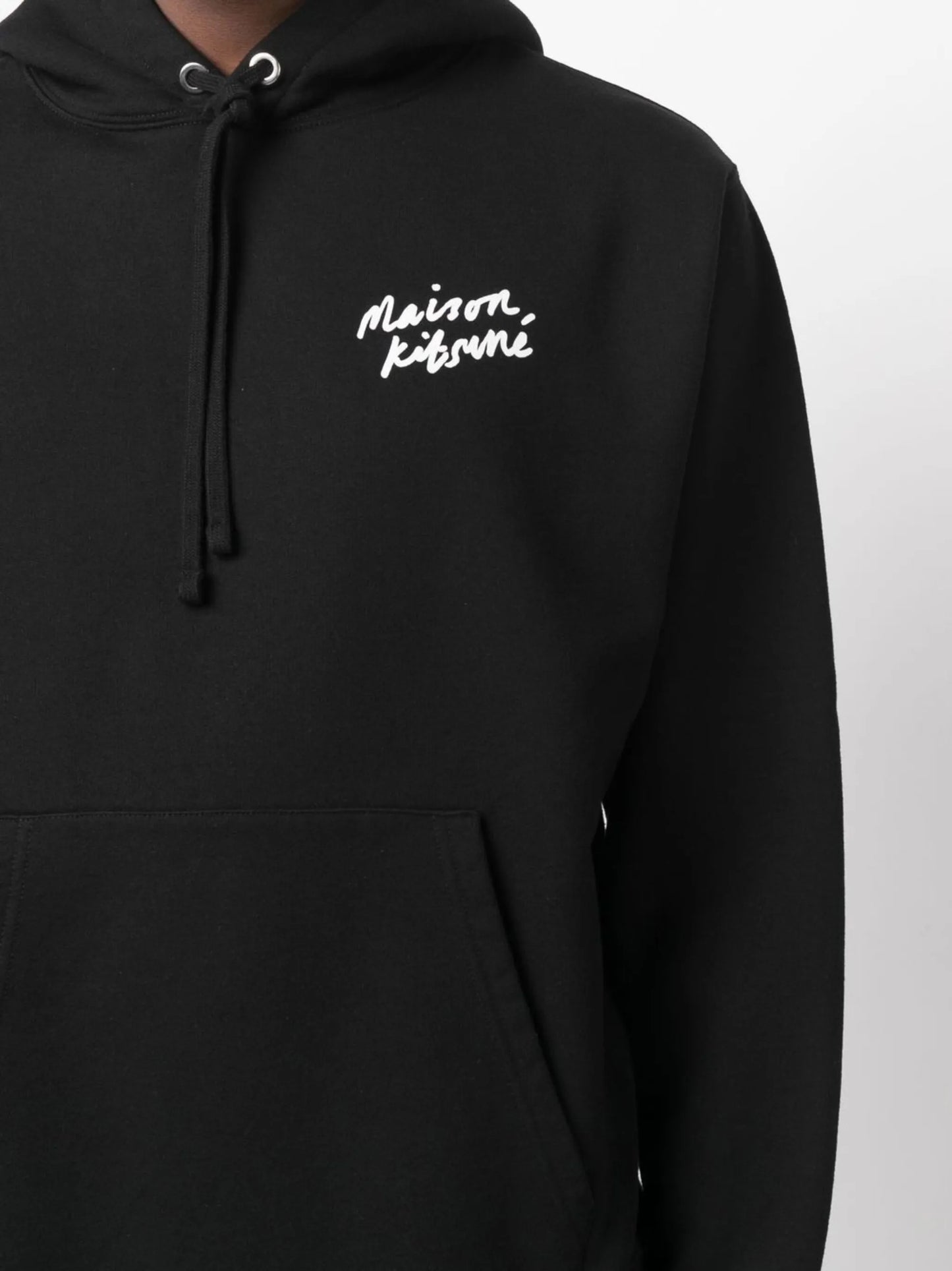 logo-print pullover hoodie