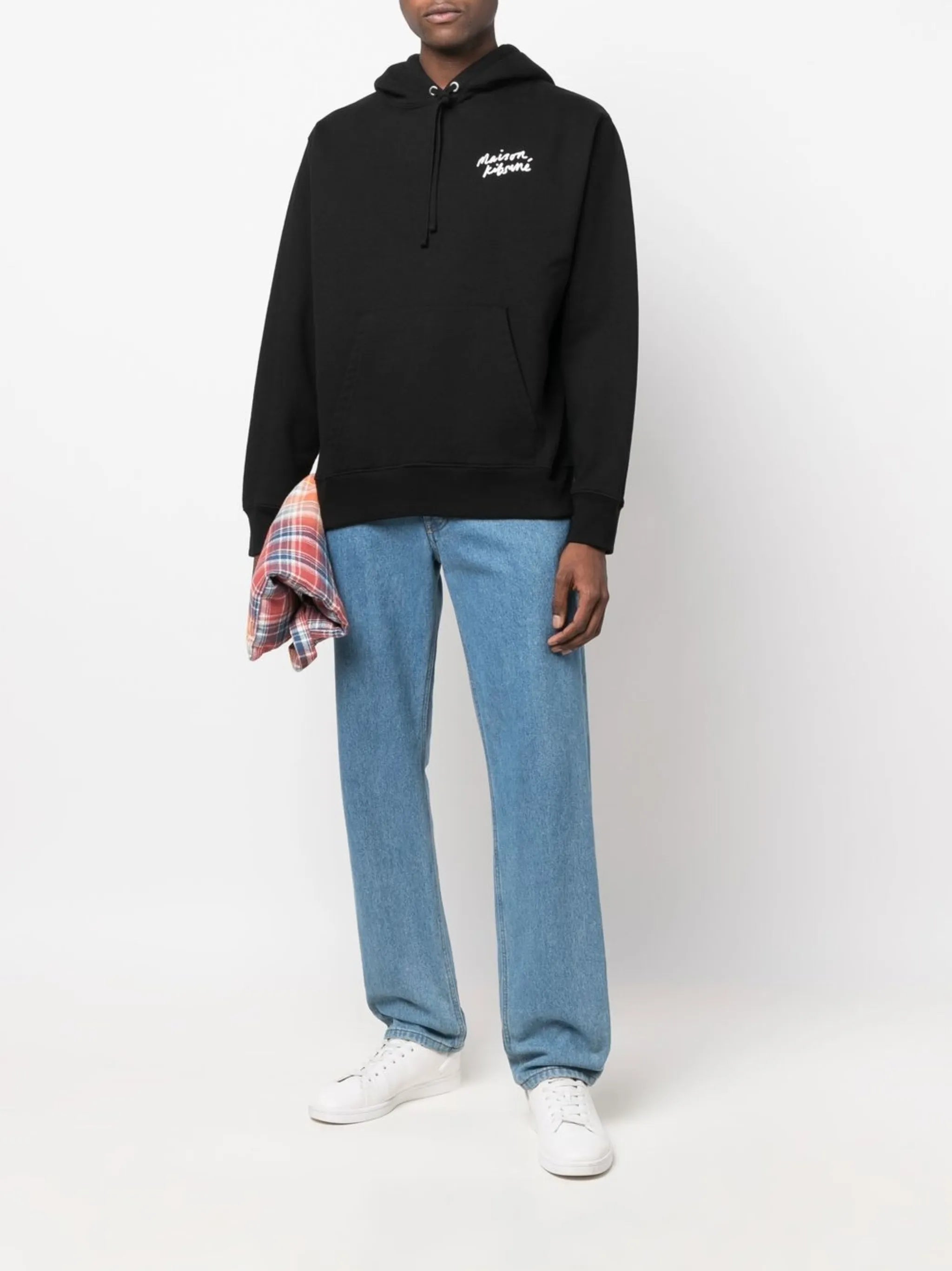 logo-print pullover hoodie