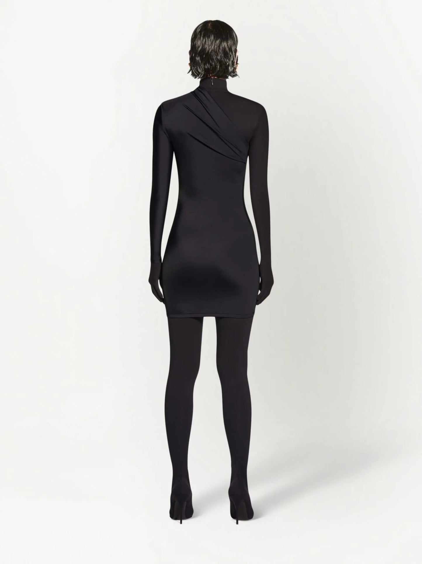 single sleeve mini dress