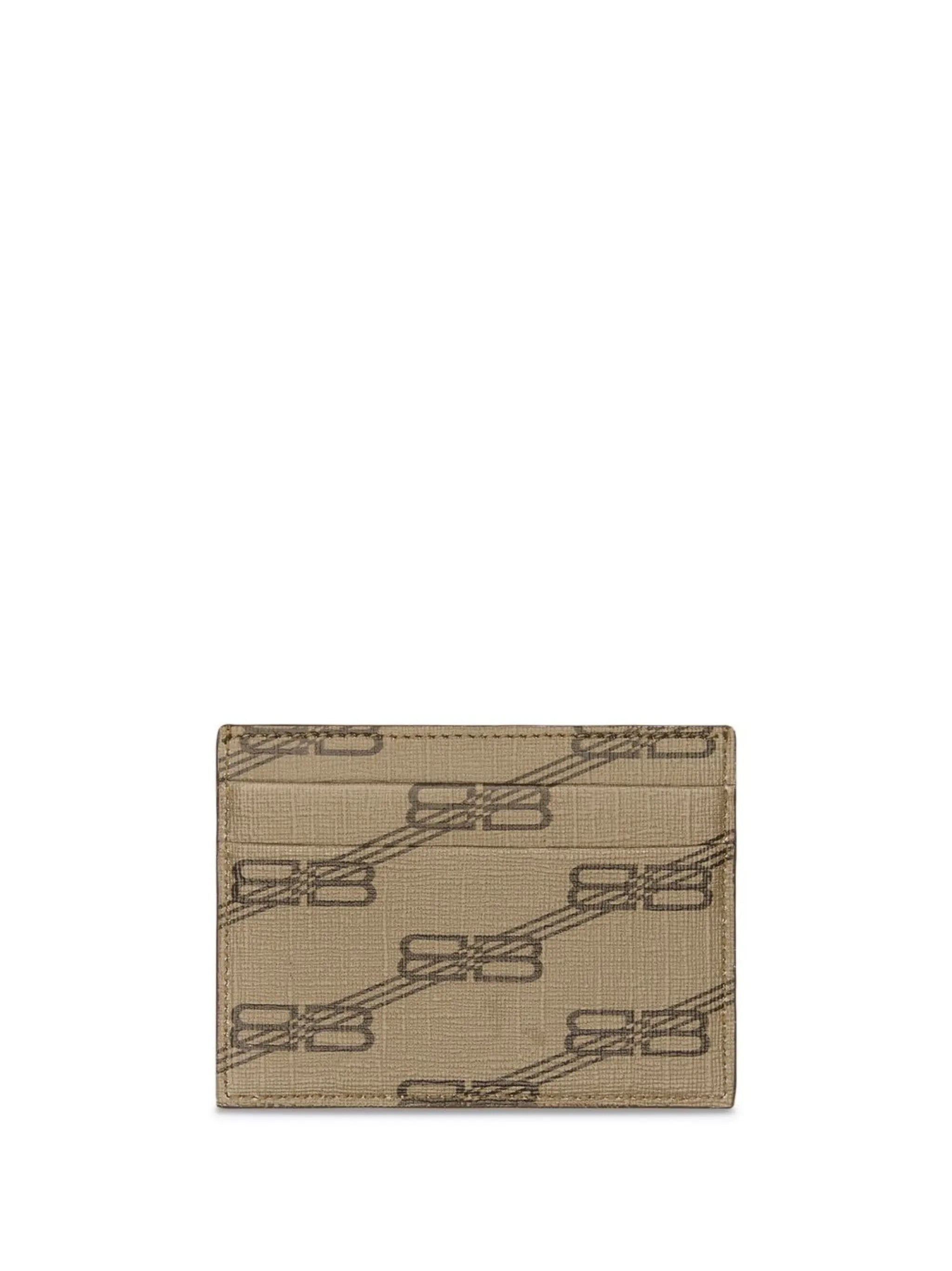 Signature monogram card holder
