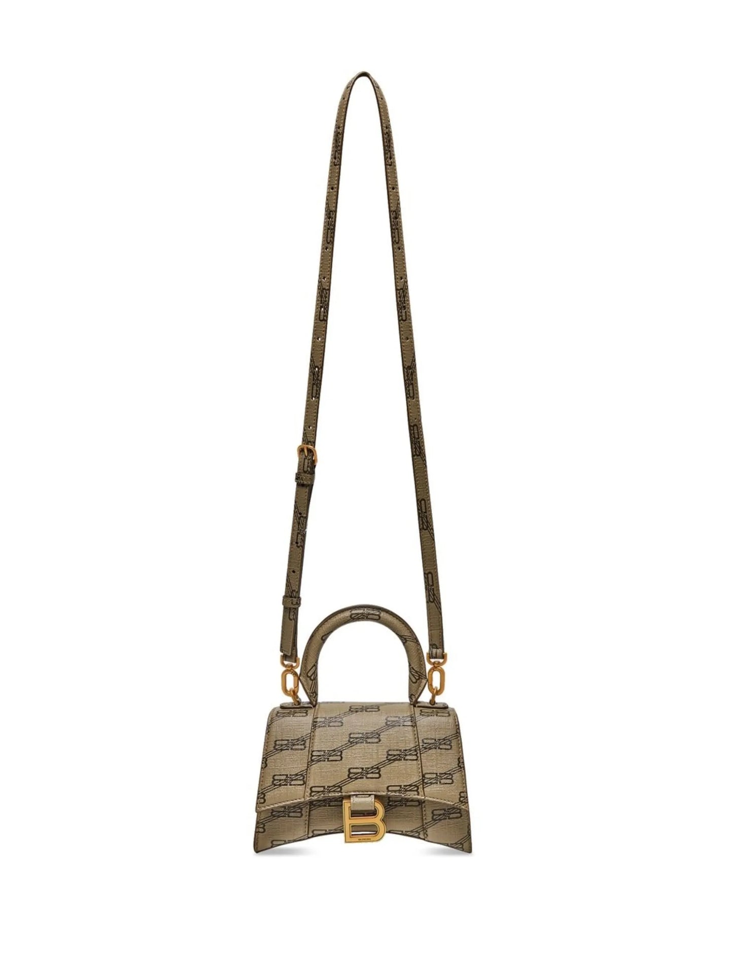 XS Hourglass monogram top-handle bag