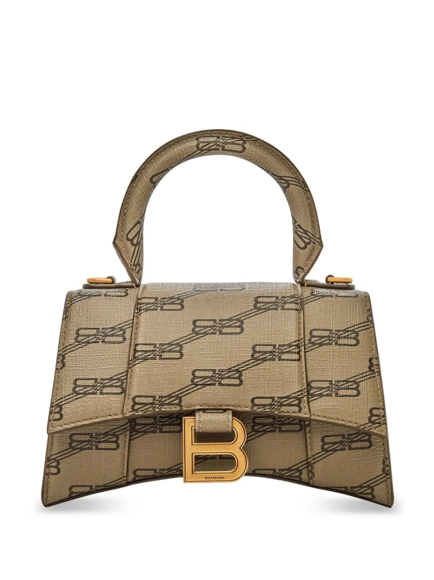 XS Hourglass monogram top-handle bag